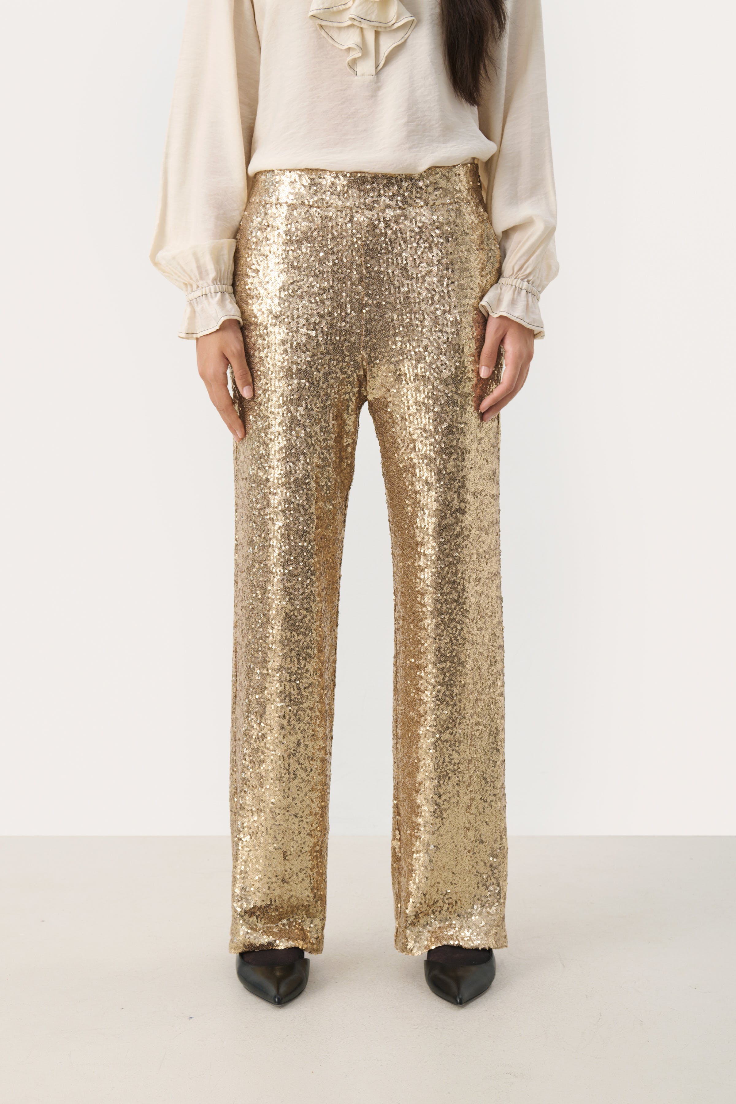 MelodiePW Paillet Bukser LOOKBOOK FRONT 30309093-303311