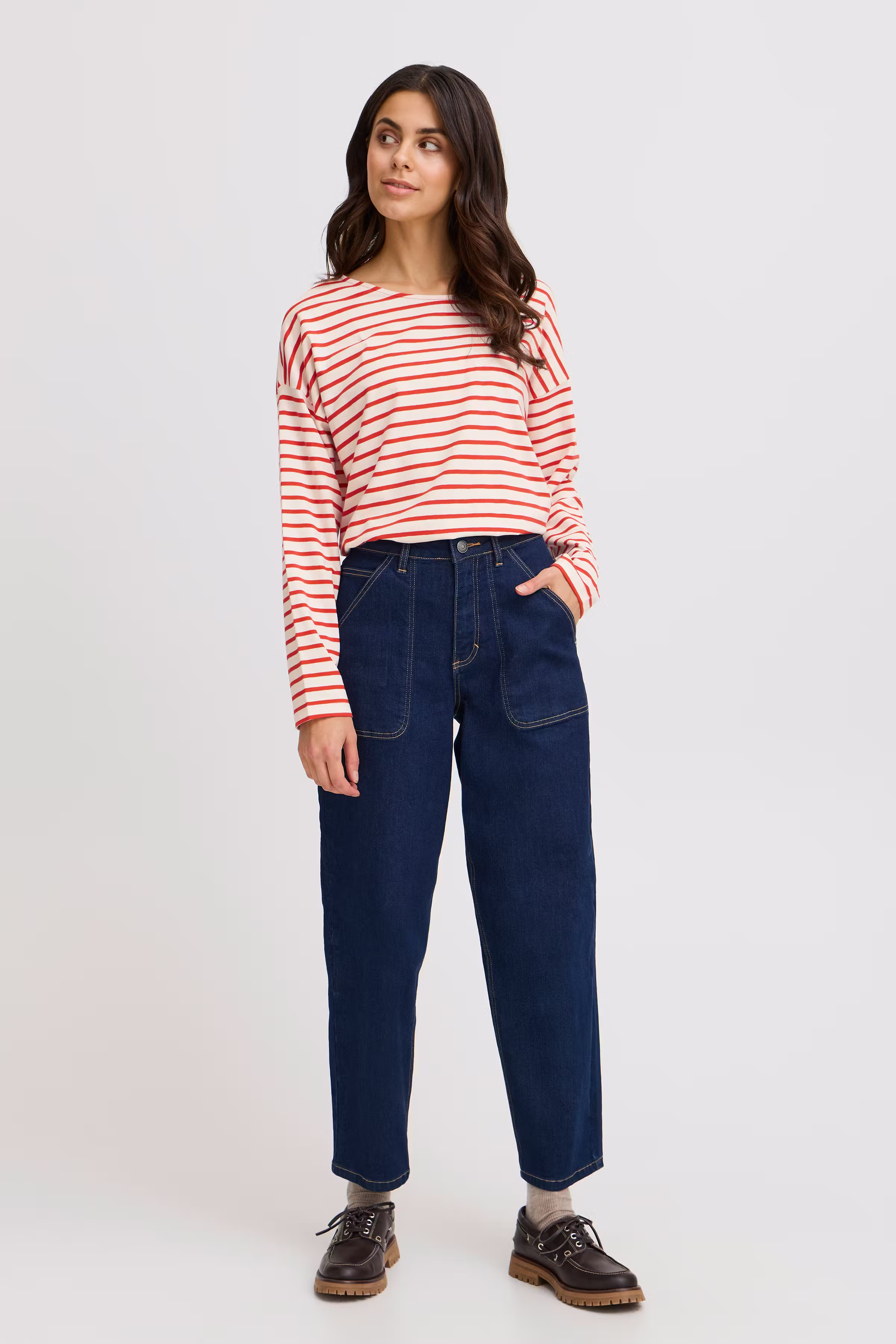 FRSIVA Langermet T-shirt LOOKBOOK FRONT 20615143-201203