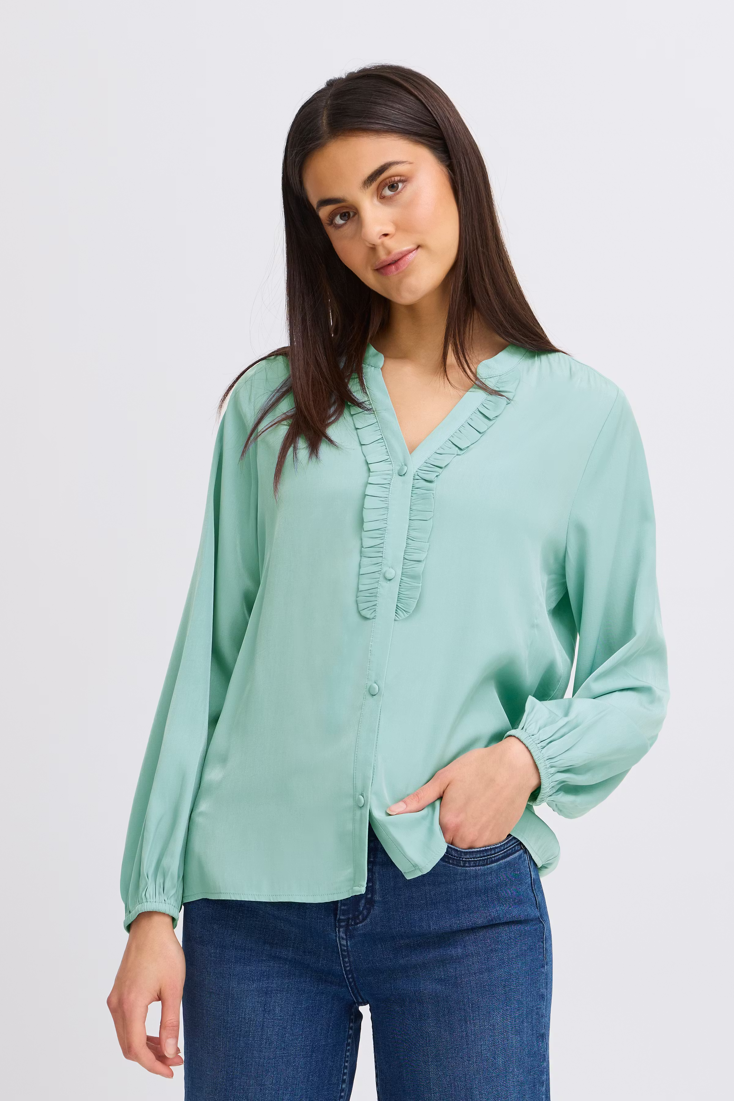 FRDIANA Långärmad skjorta LOOKBOOK FRONT 20615561-155207