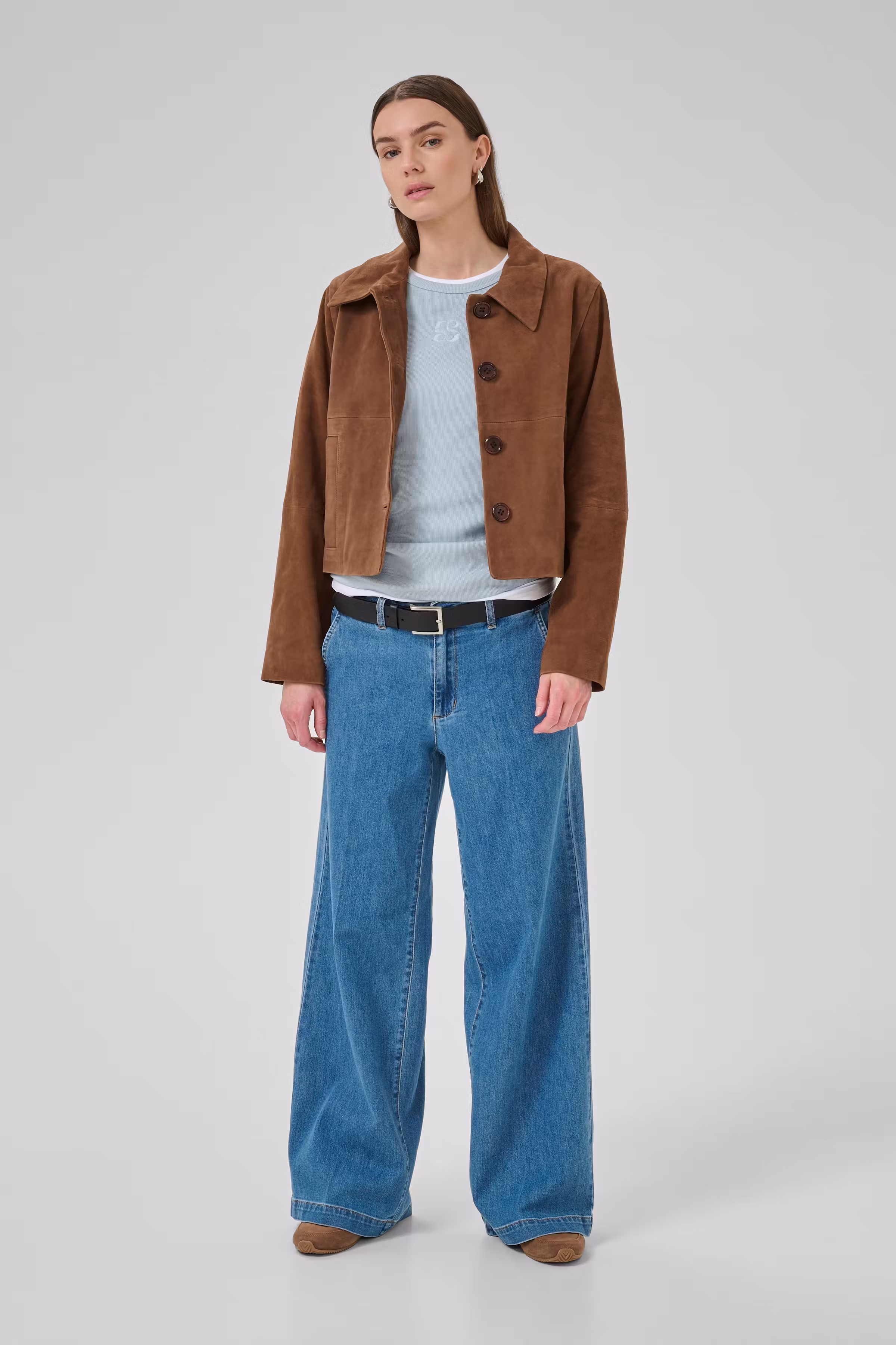 PetraMW Suede jacket LOOKBOOK FRONT 10705274-108114