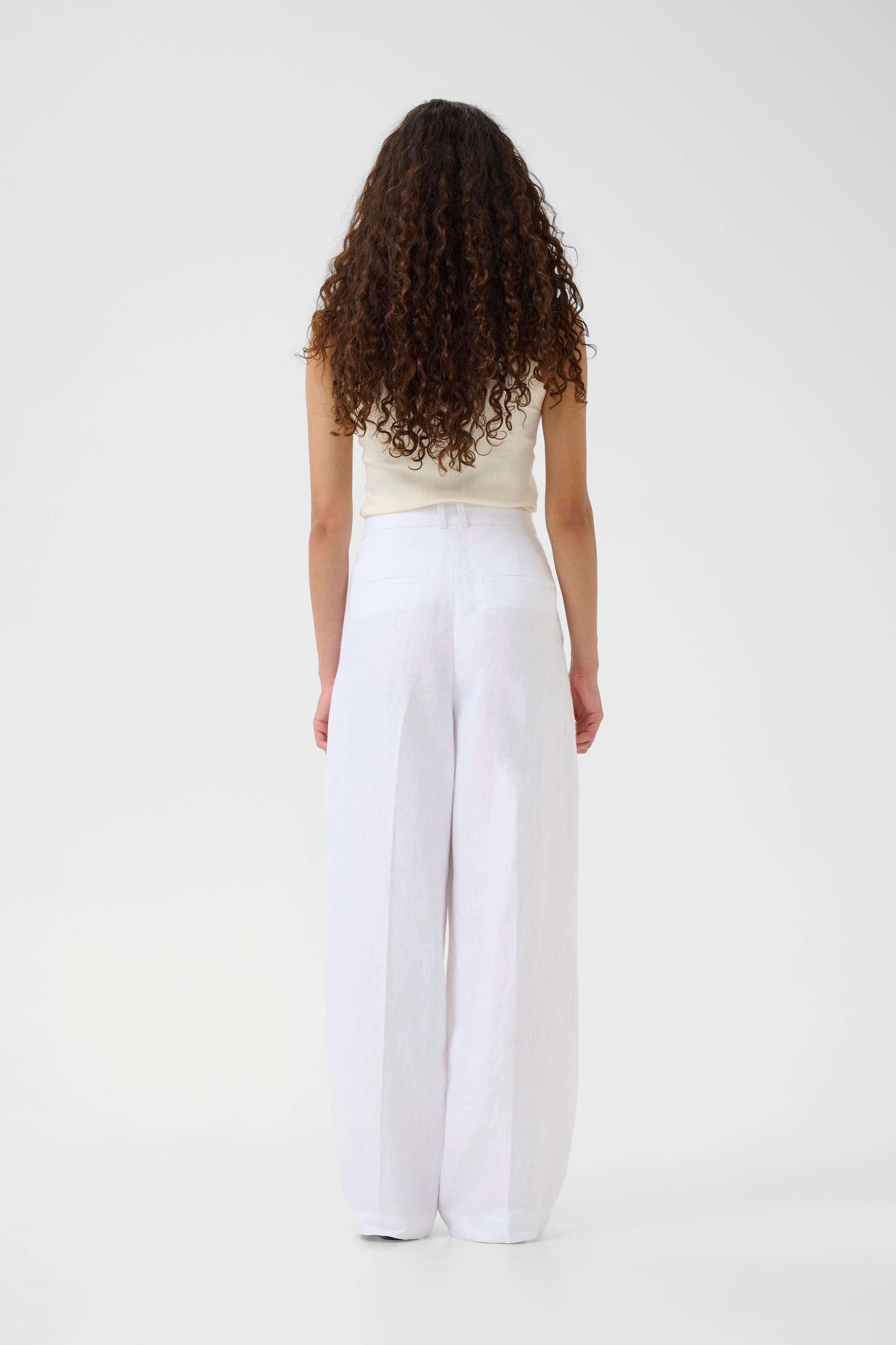 YaizaIW Linen Trousers LOOKBOOK BACK 30110462-300001