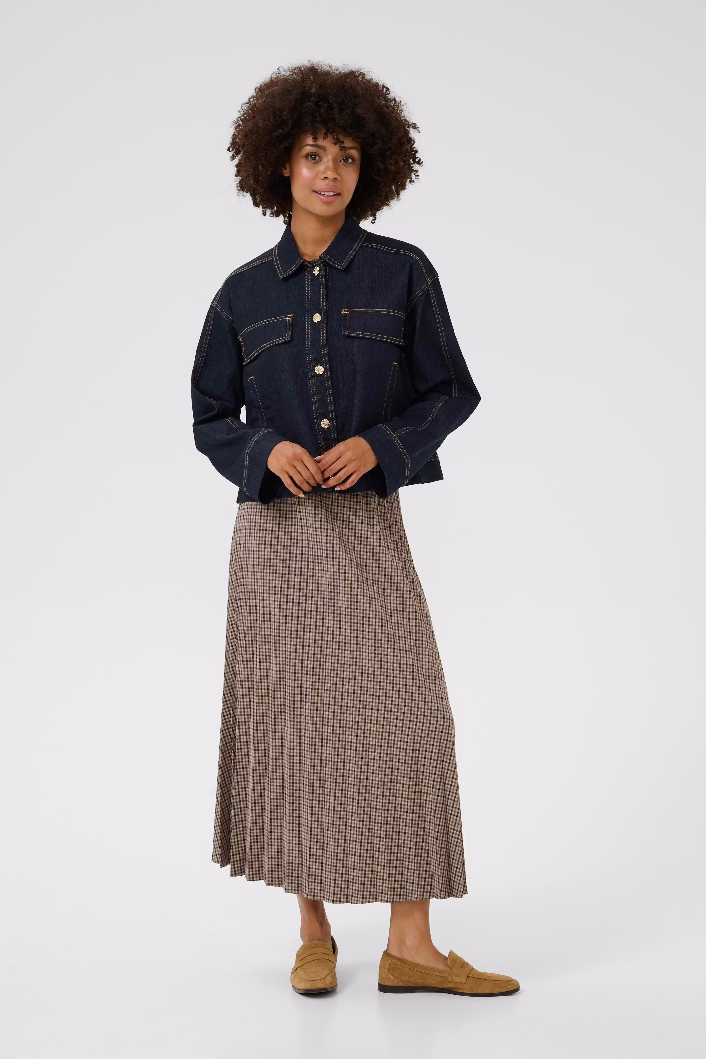 CUbobbie Denimjakke LOOKBOOK FRONT 50112269-500119