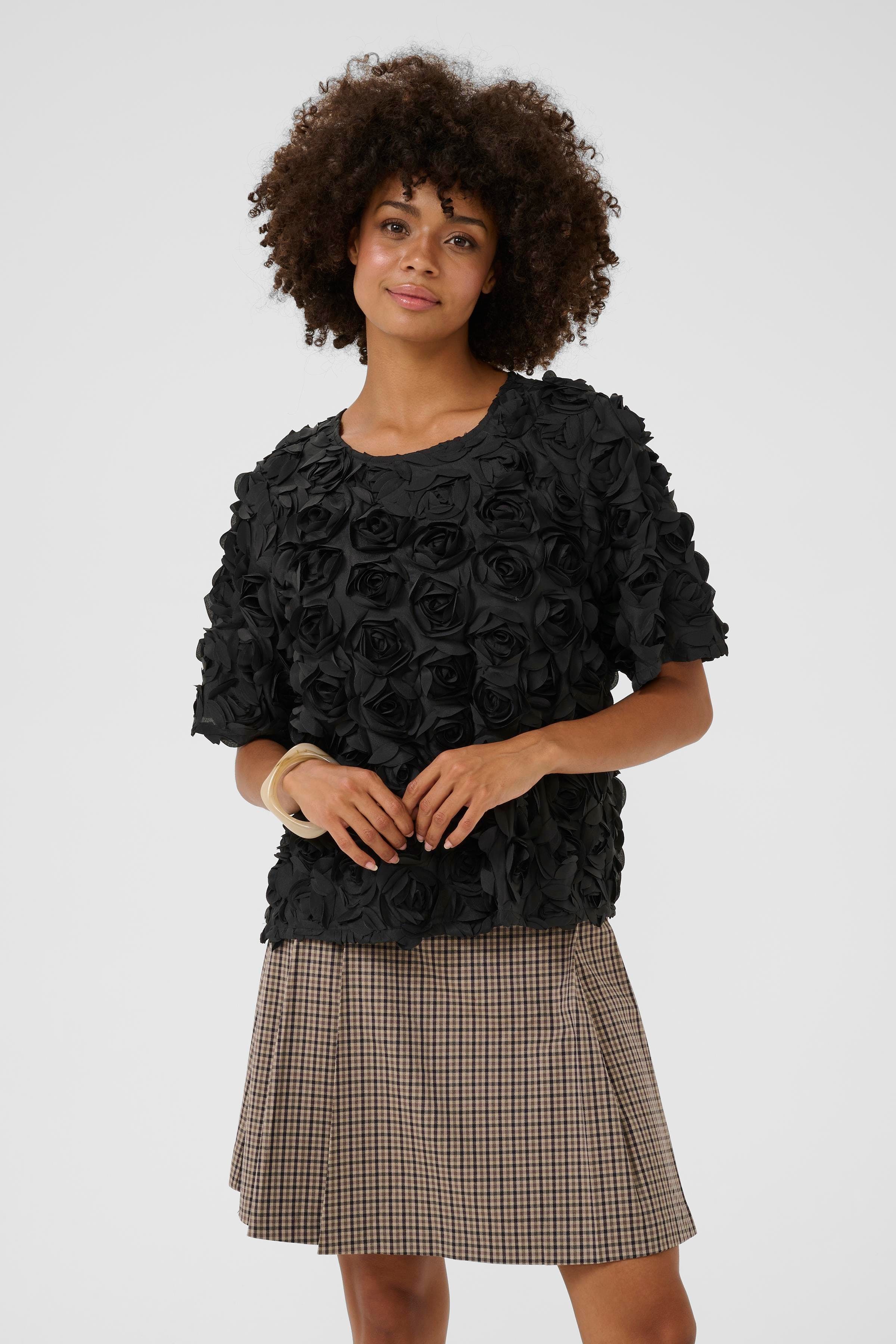 CUcebrine Floral blouse LOOKBOOK FRONT 50112316-500012