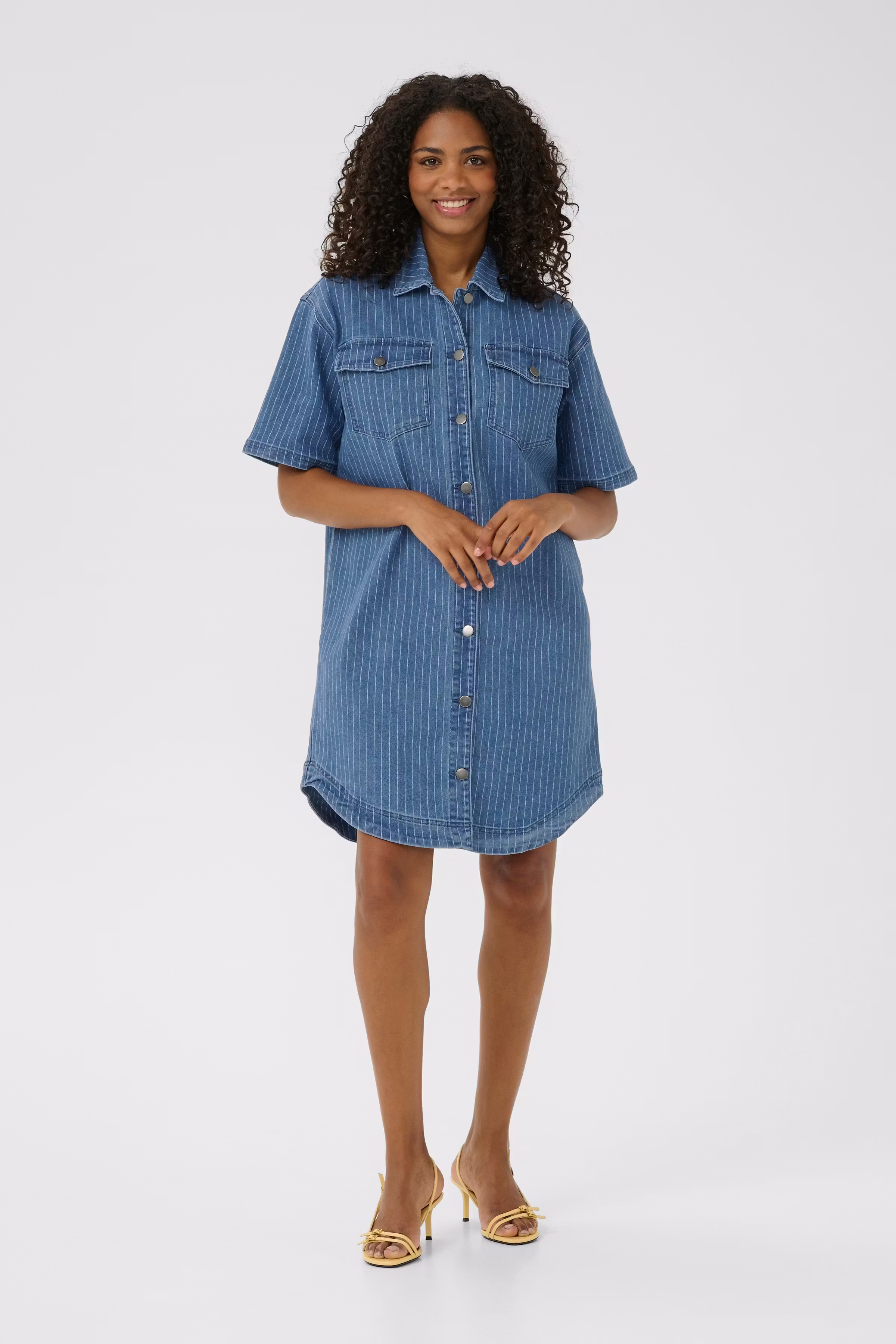 KAreece Denim Dress LOOKBOOK FRONT 10552418-108347