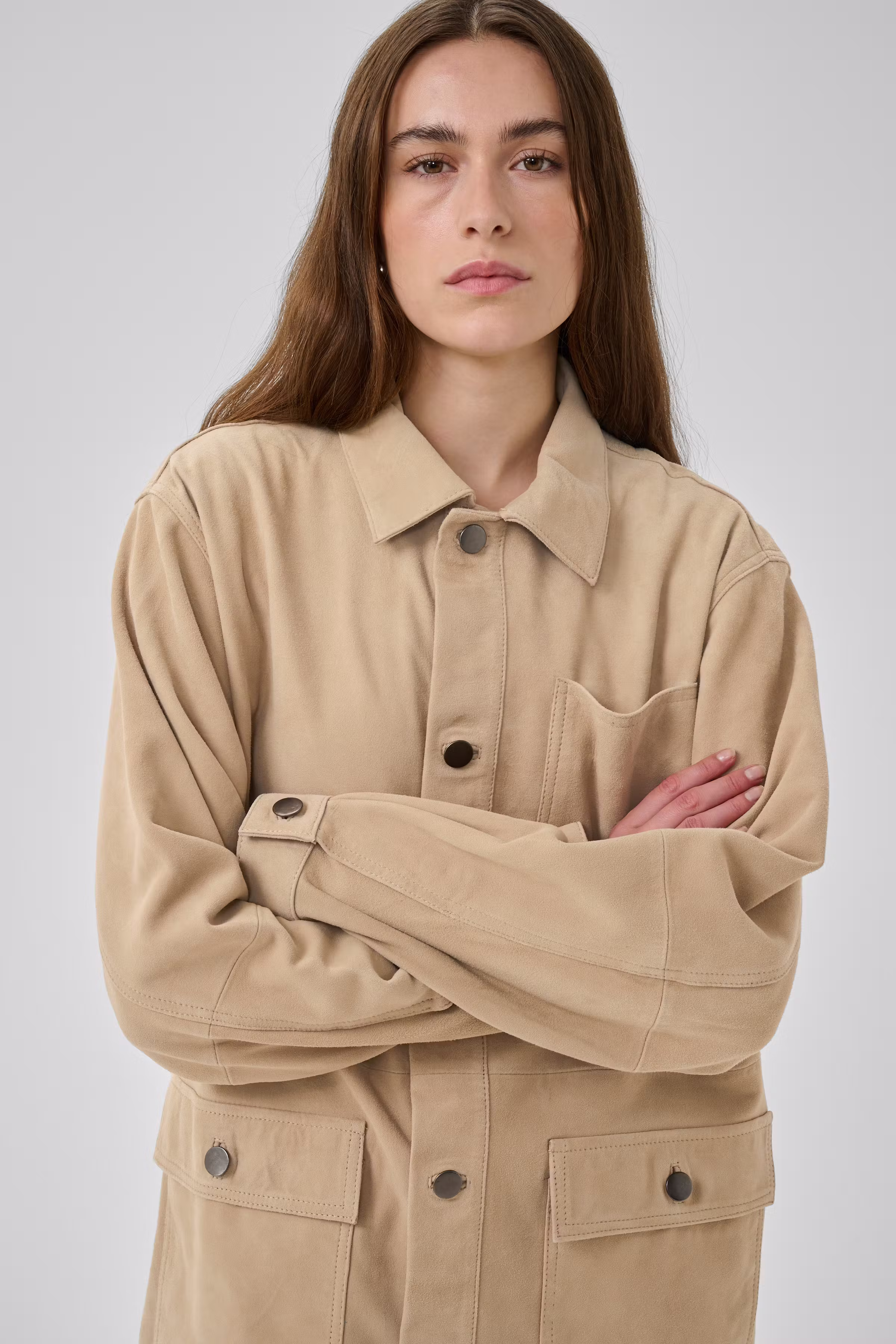 OllyMW Suede Jacket LOOKBOOK DETAIL 10705103-131105