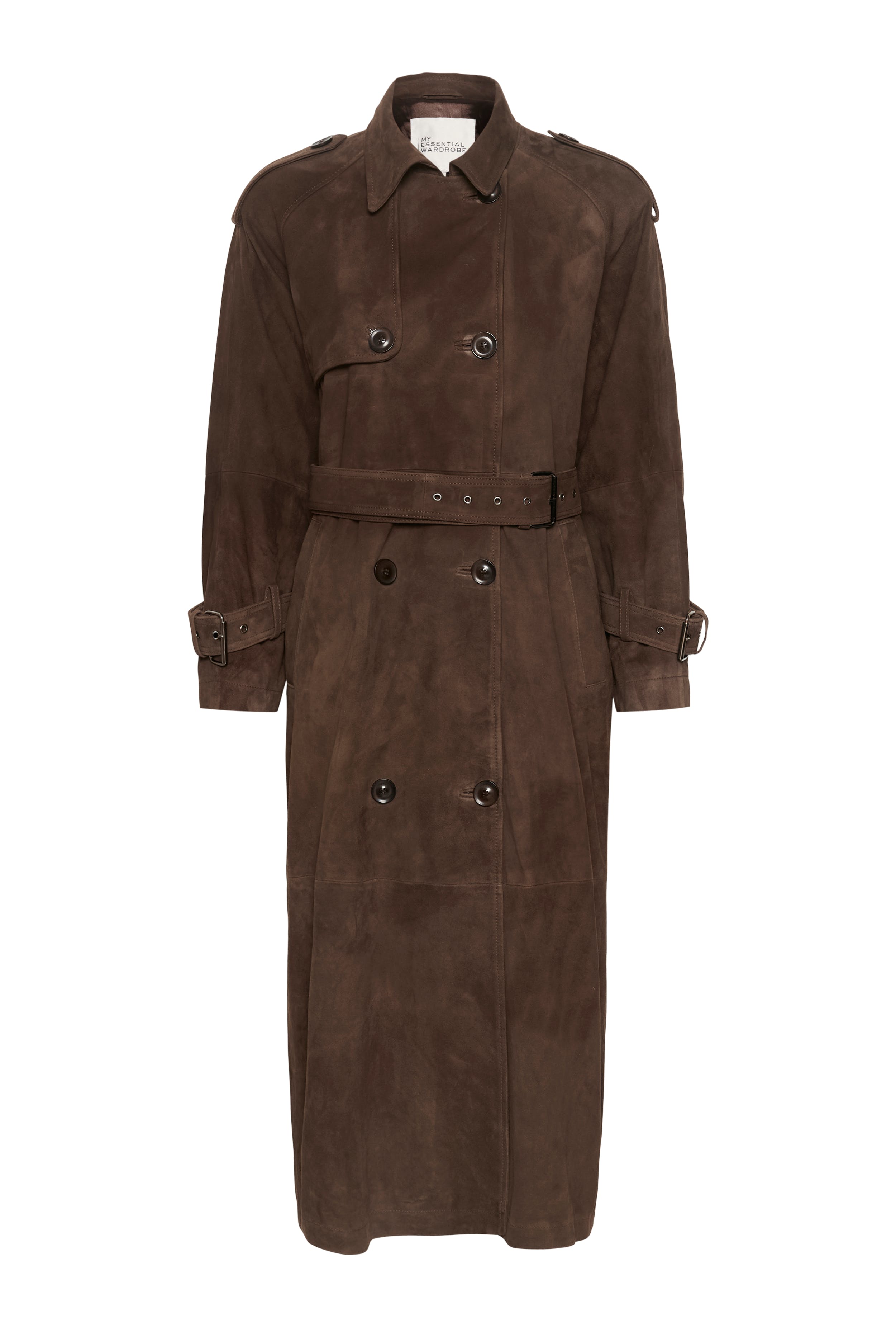 TaraMW Suède trenchcoat PACK FRONT 10704830-190840