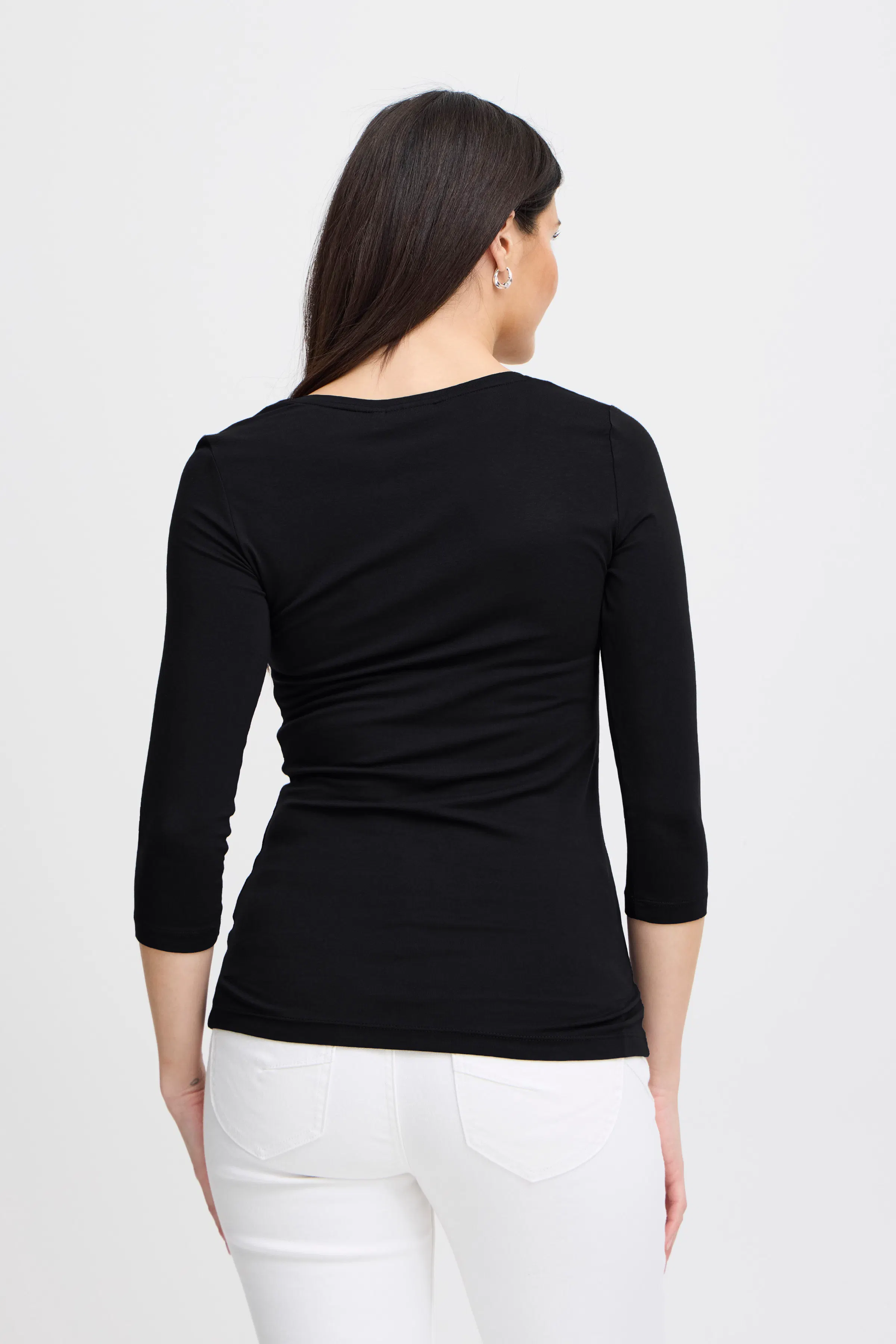 KIKSENFR 3/4 LANGARMET T-SHIRT LOOKBOOK BACK 600707-60096