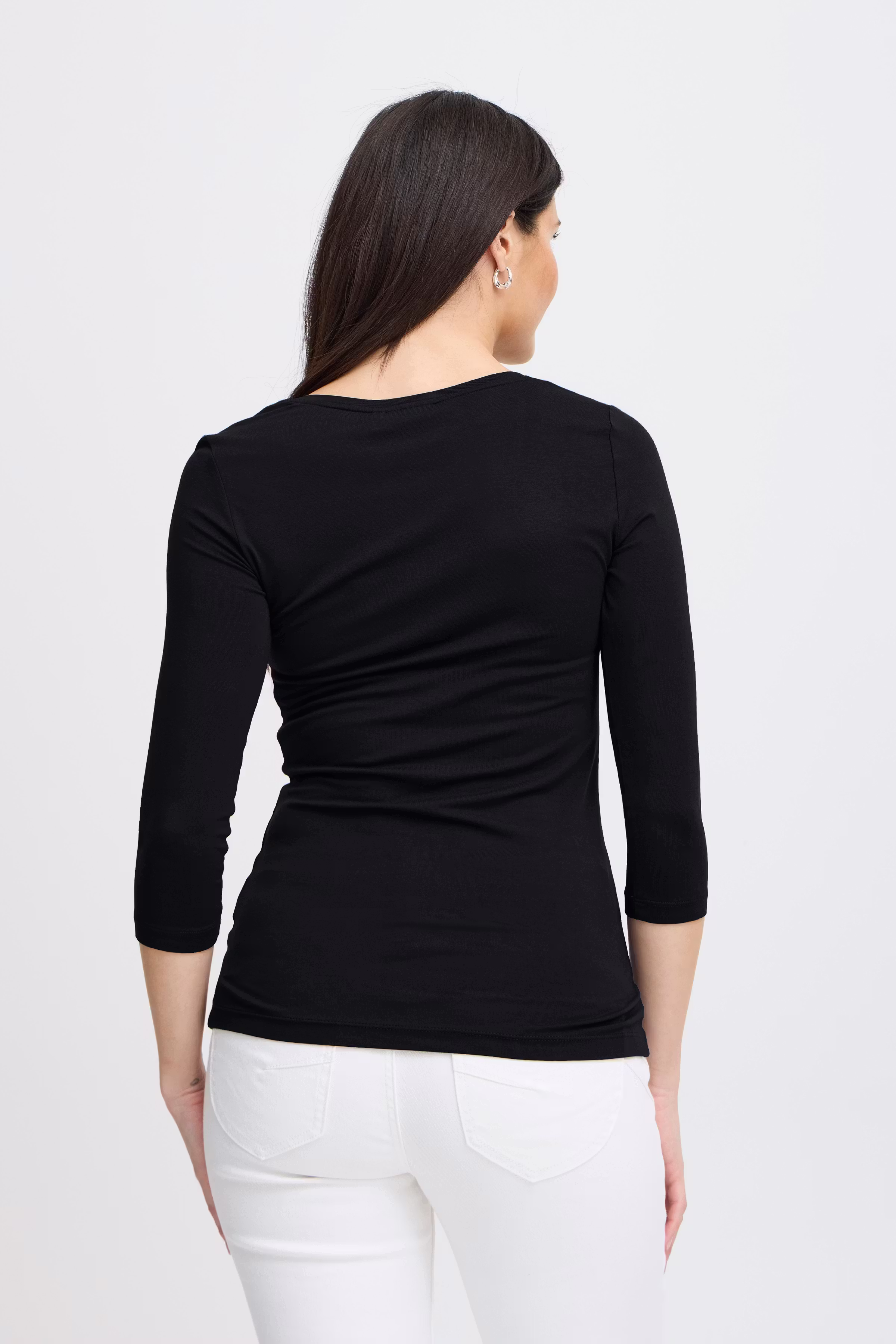 KIKSENFR 3/4 LANGARM-SHIRT LOOKBOOK BACK 600707-60096