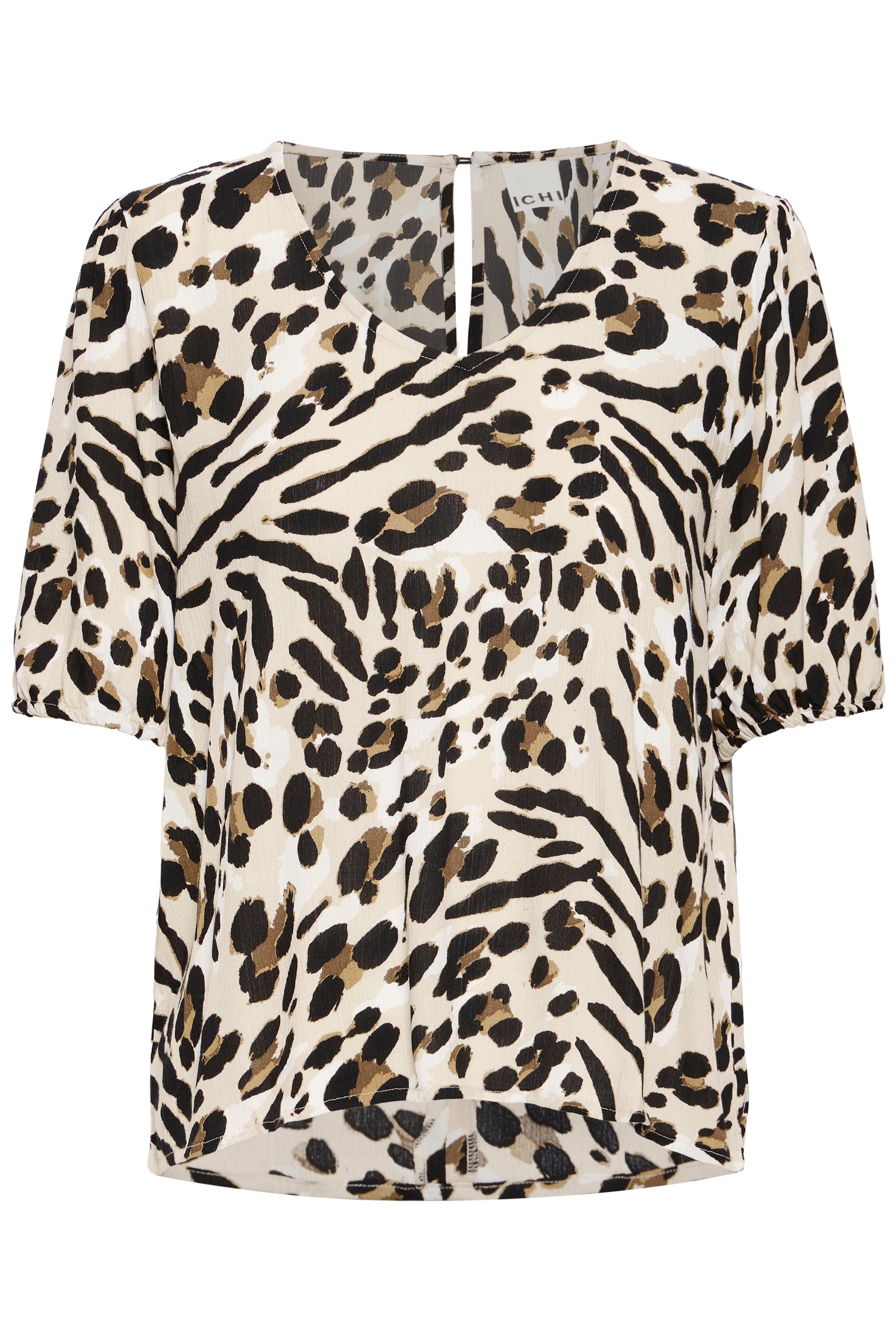 IHMARRAKECH Kurzarm-Bluse PACK FRONT 20122973-204479