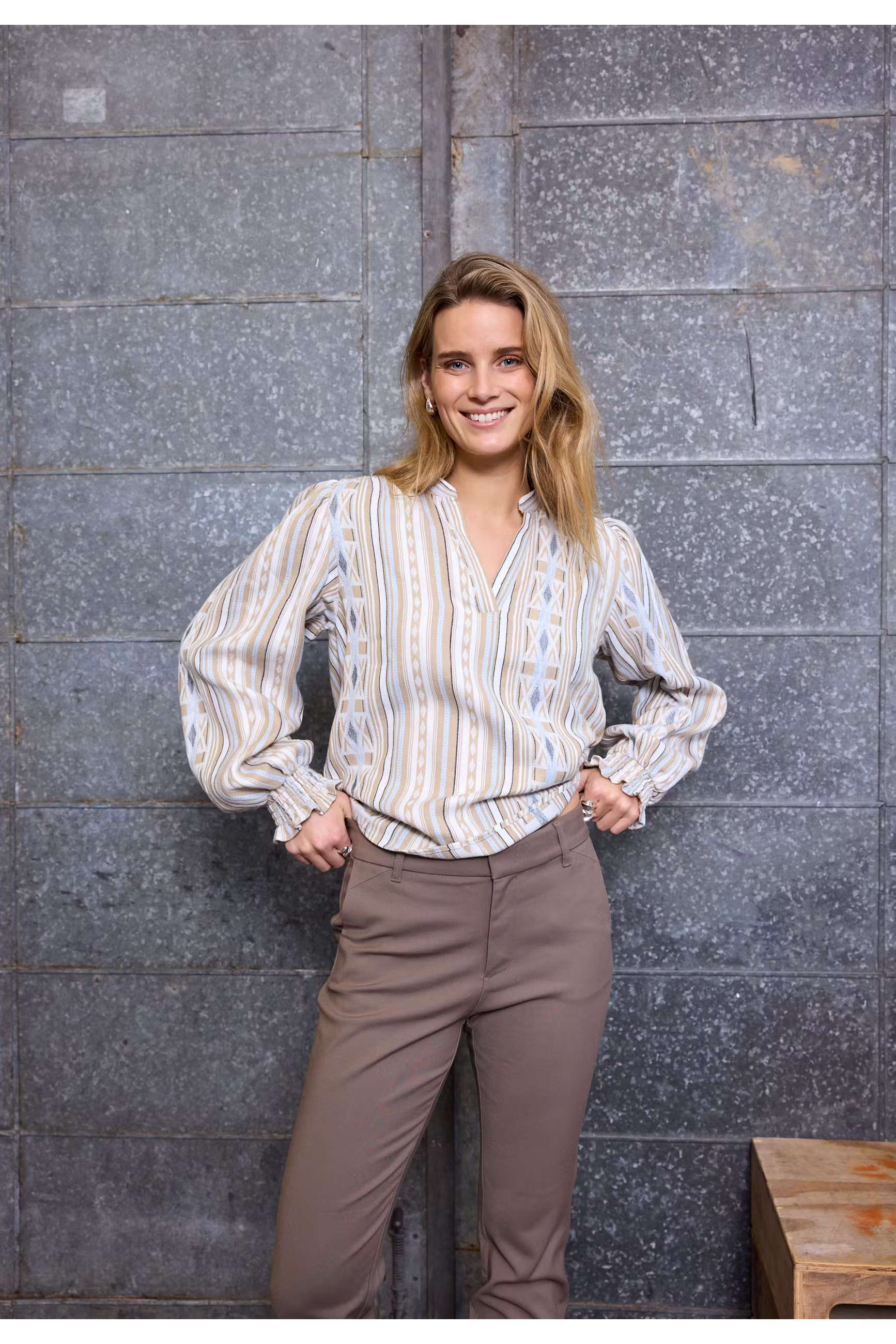 PZBINDY High Waist, Ankle Skinny Leg Bukser LOCATION NONE 50210331-181112