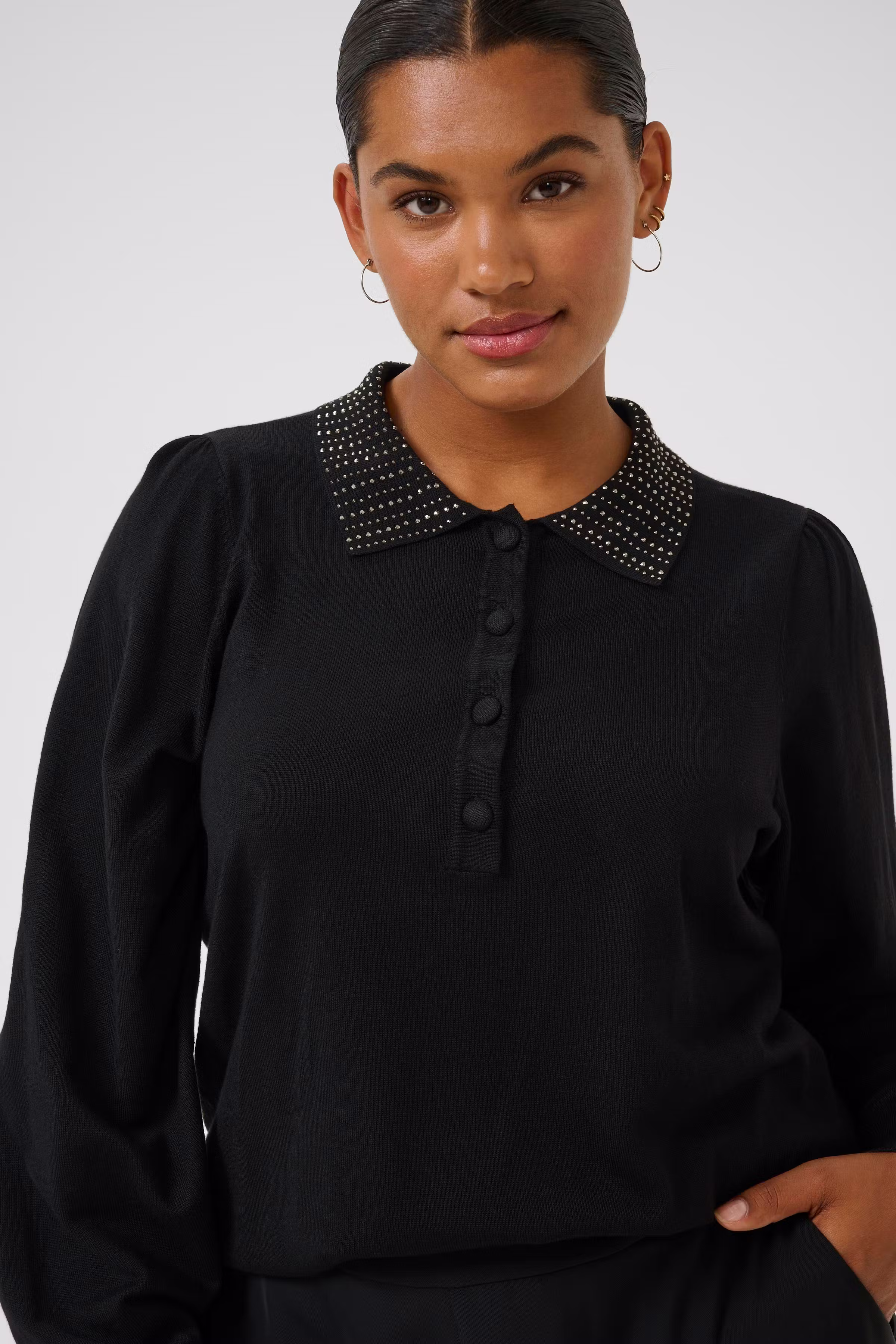 KClizzy Langærmet Polo LOOKBOOK DETAIL 10583767-100121