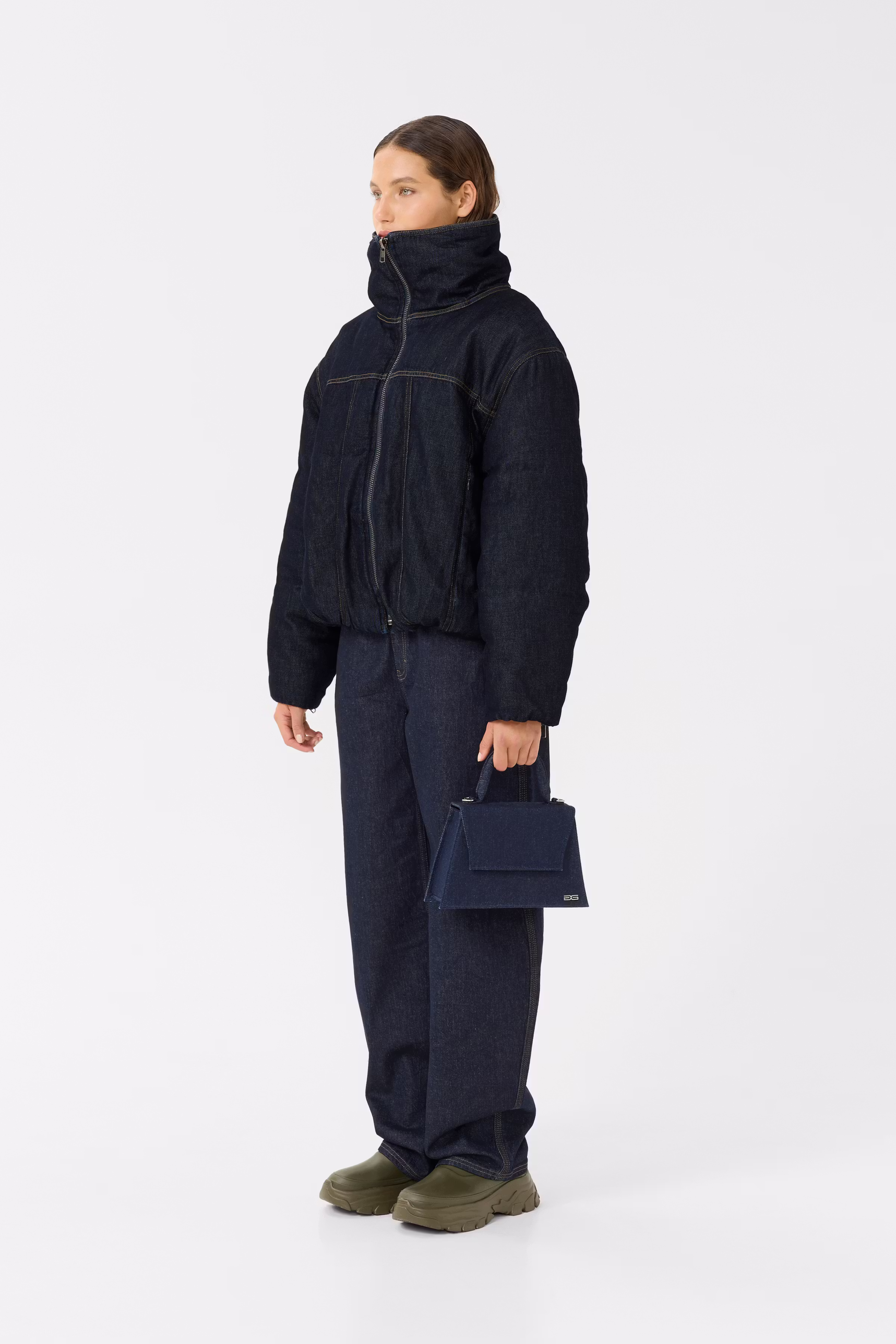 GZrinova Denim pufferjack LOOKBOOK FRONT 10910331-107762