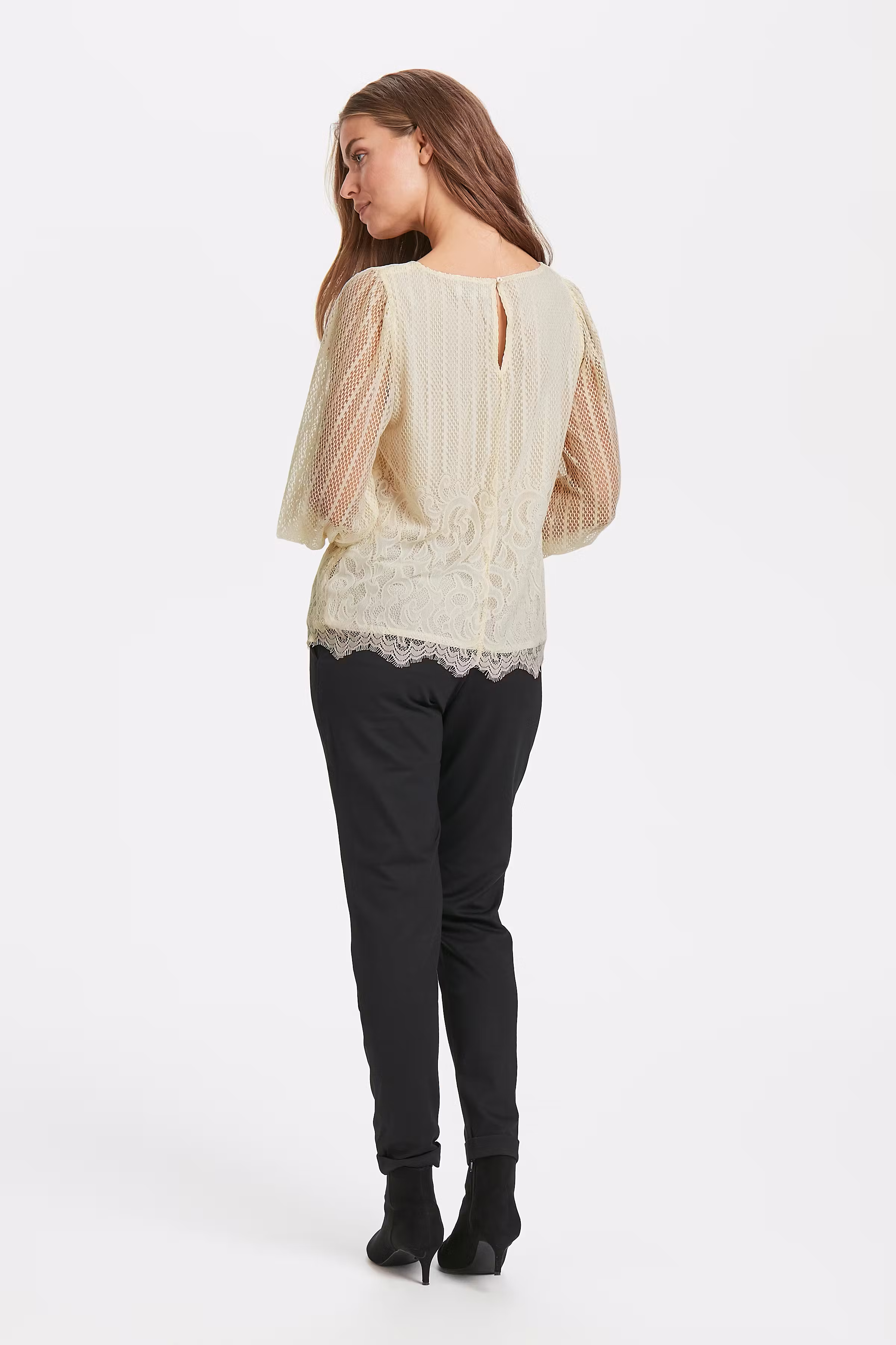 Blouse with long sleeve LOOKBOOK BACK 30303603-33013