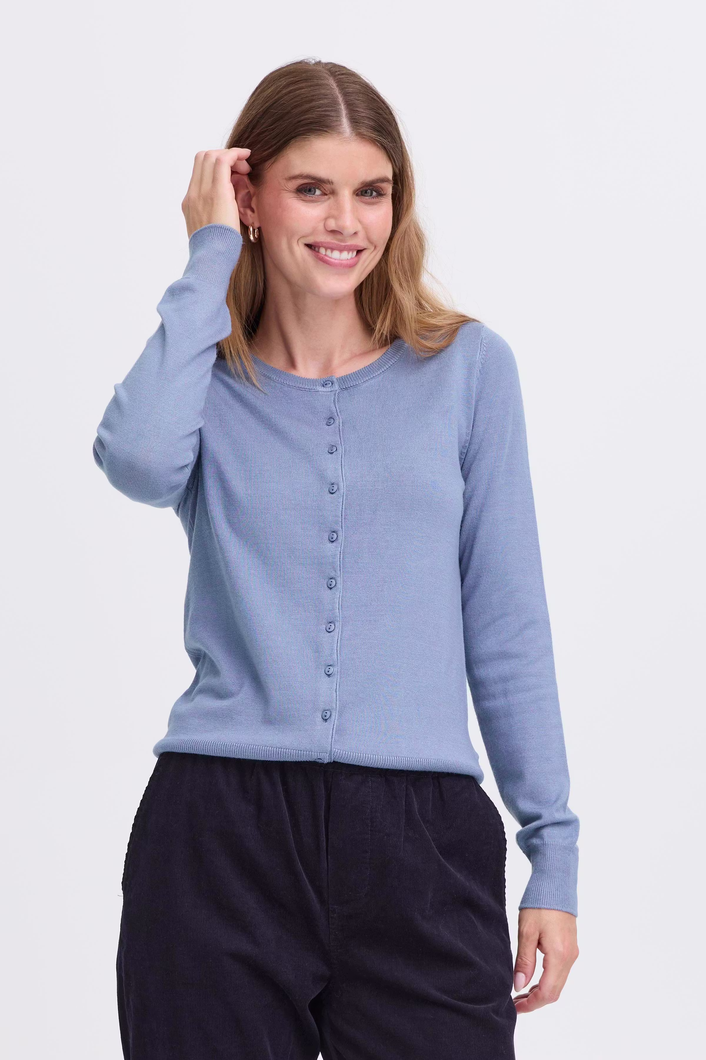 FRZubasic Cardigan LOOKBOOK FRONT 20604187-174015