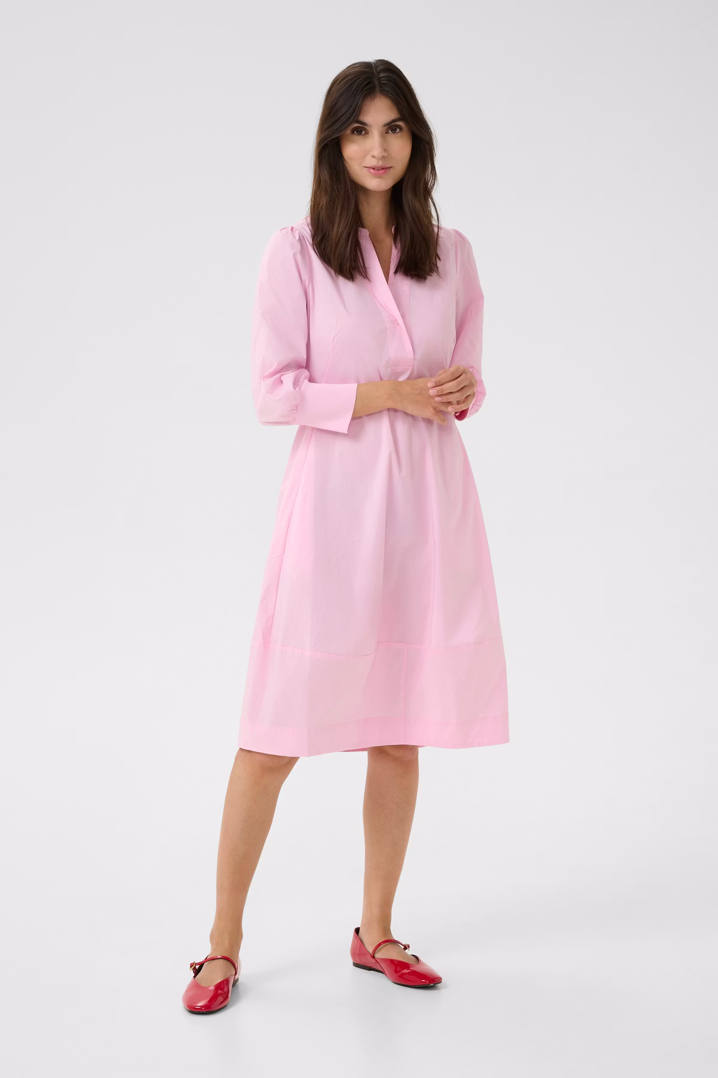 CUantoinett 3/4 sleeve dress LOOKBOOK FRONT 50110059-142710