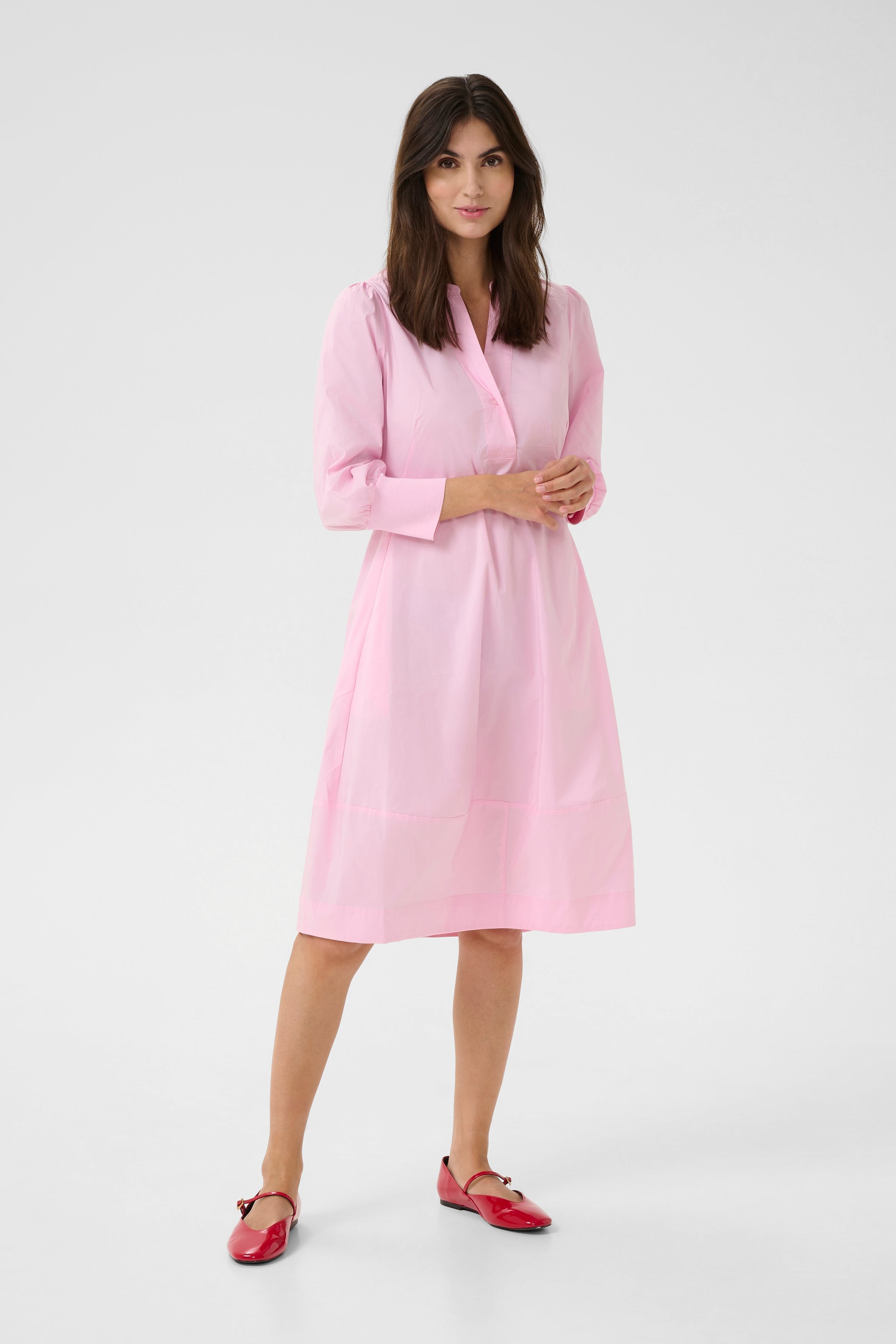 CUantoinett 3/4 sleeve dress LOOKBOOK FRONT 50110059-142710