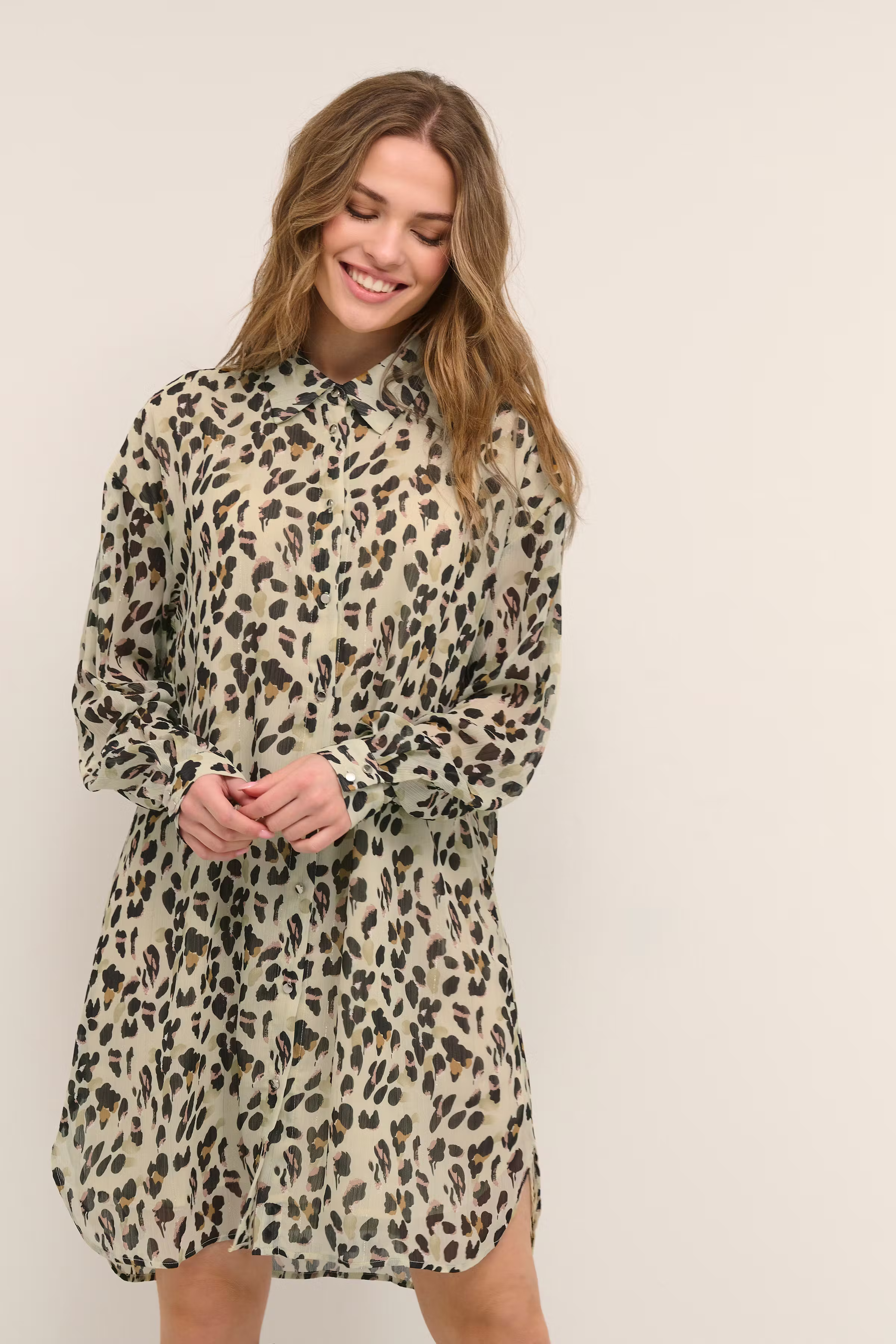 KAsimi Leopard Kjole LOOKBOOK FRONT 10552068-103626