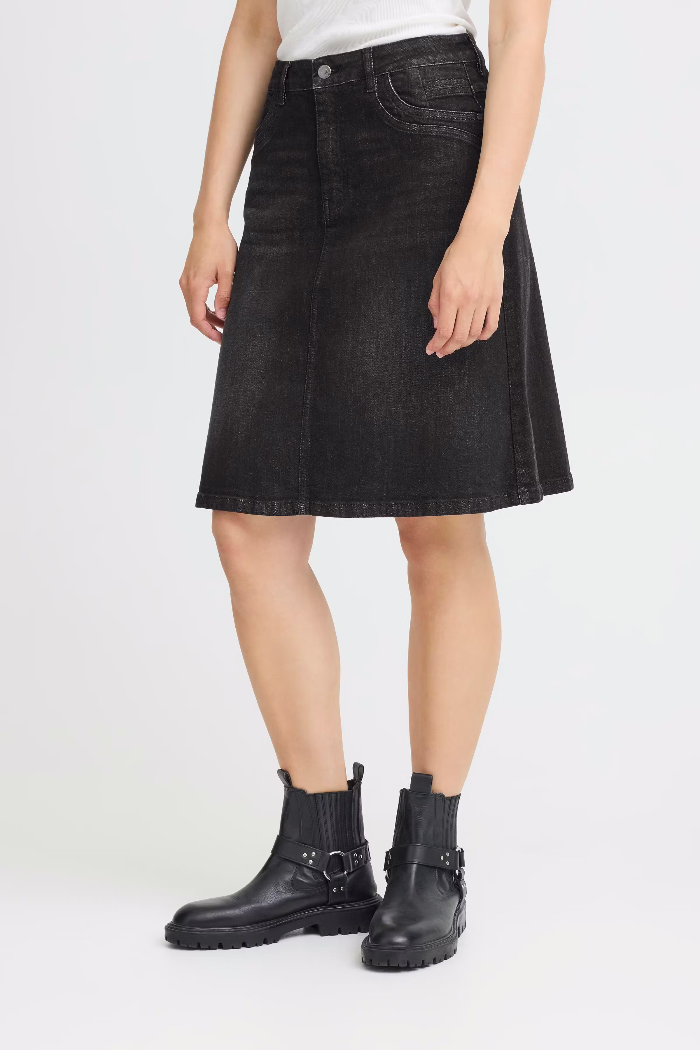 PZKATJA Skjørt LOOKBOOK FRONT 50208832-200004