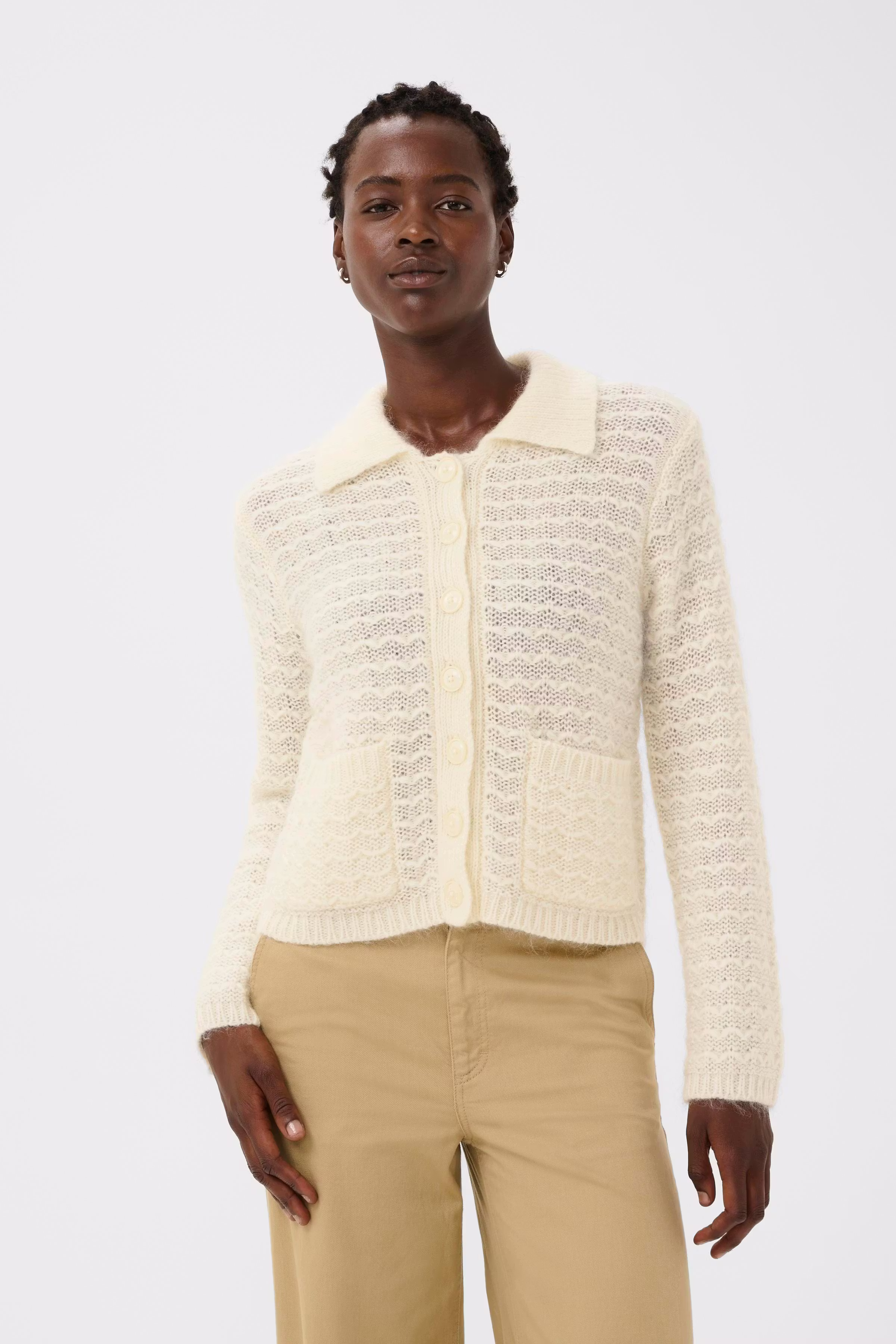 ZoraPW Cardigan LOOKBOOK FRONT 30310297-110701