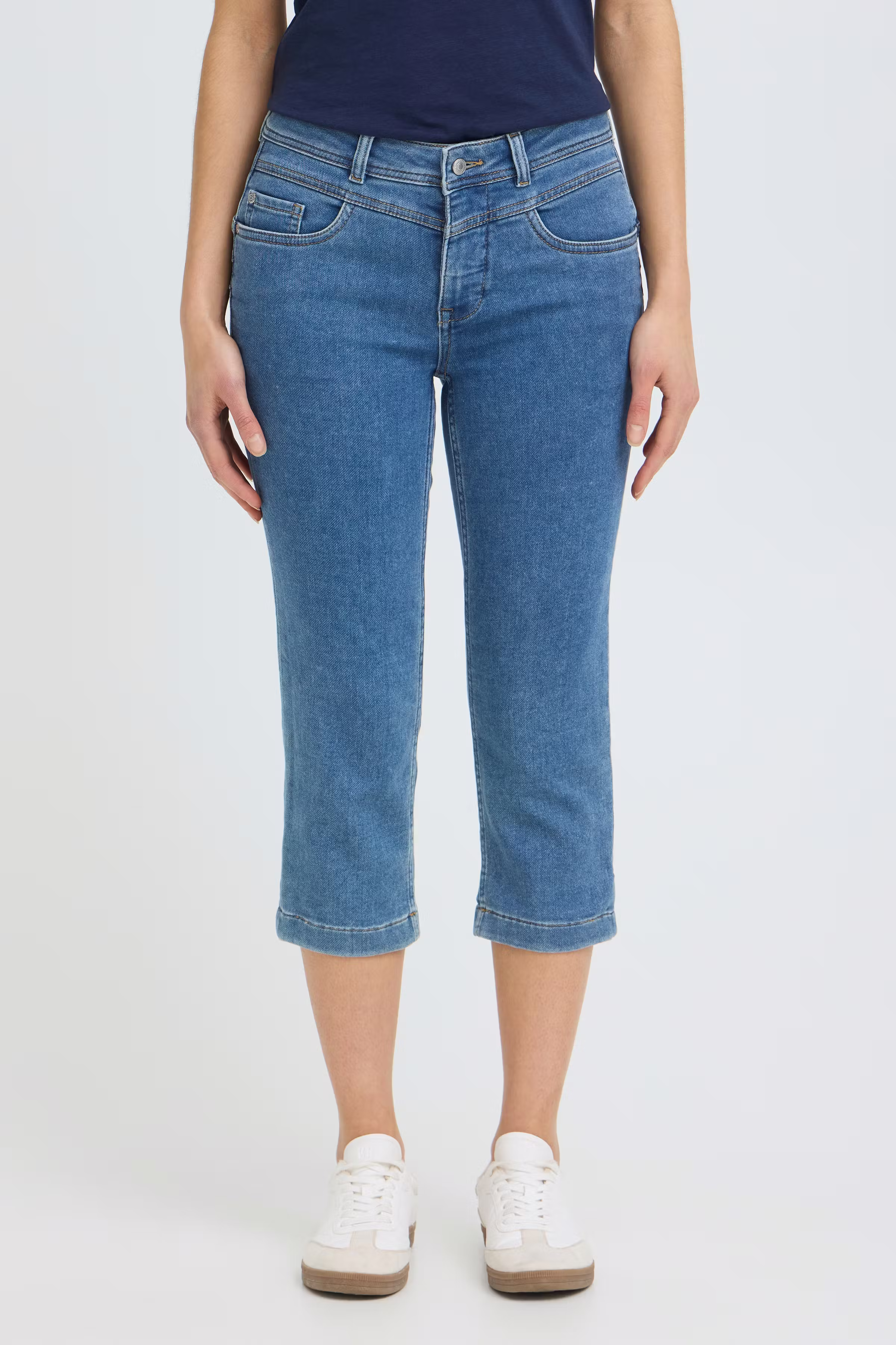 FRVILJA Caprihose LOOKBOOK FRONT 20616148-200988