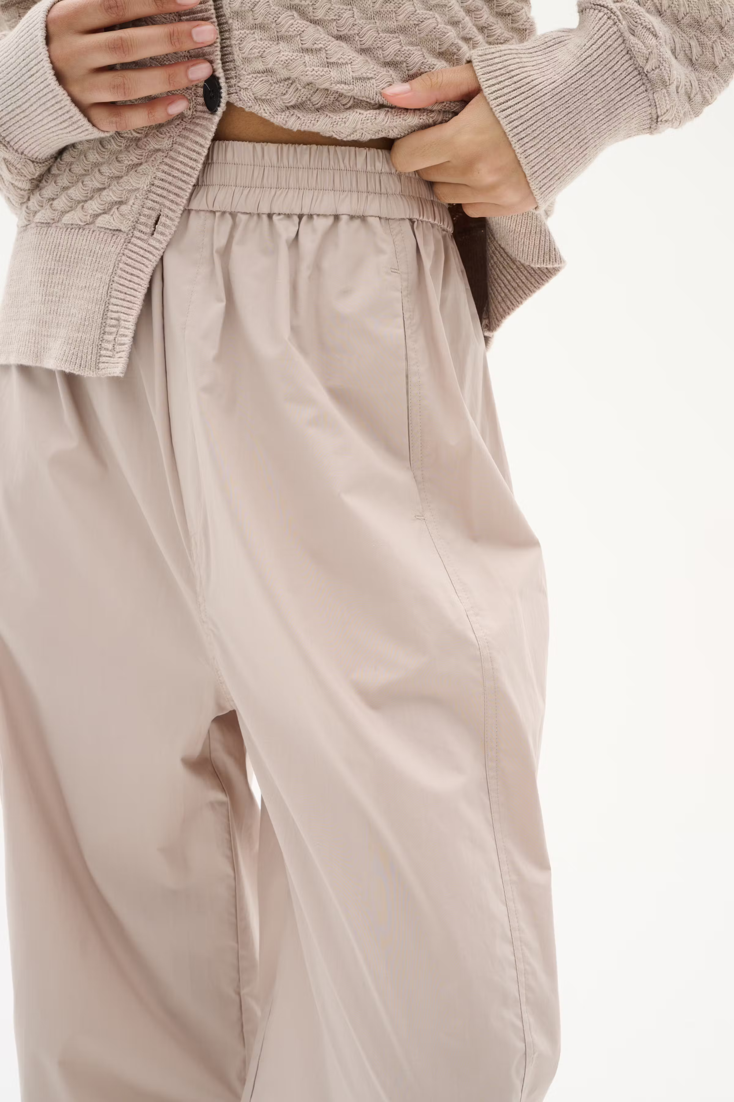 KennaIW Poplin Bukser LOOKBOOK DETAIL 30110533-161406