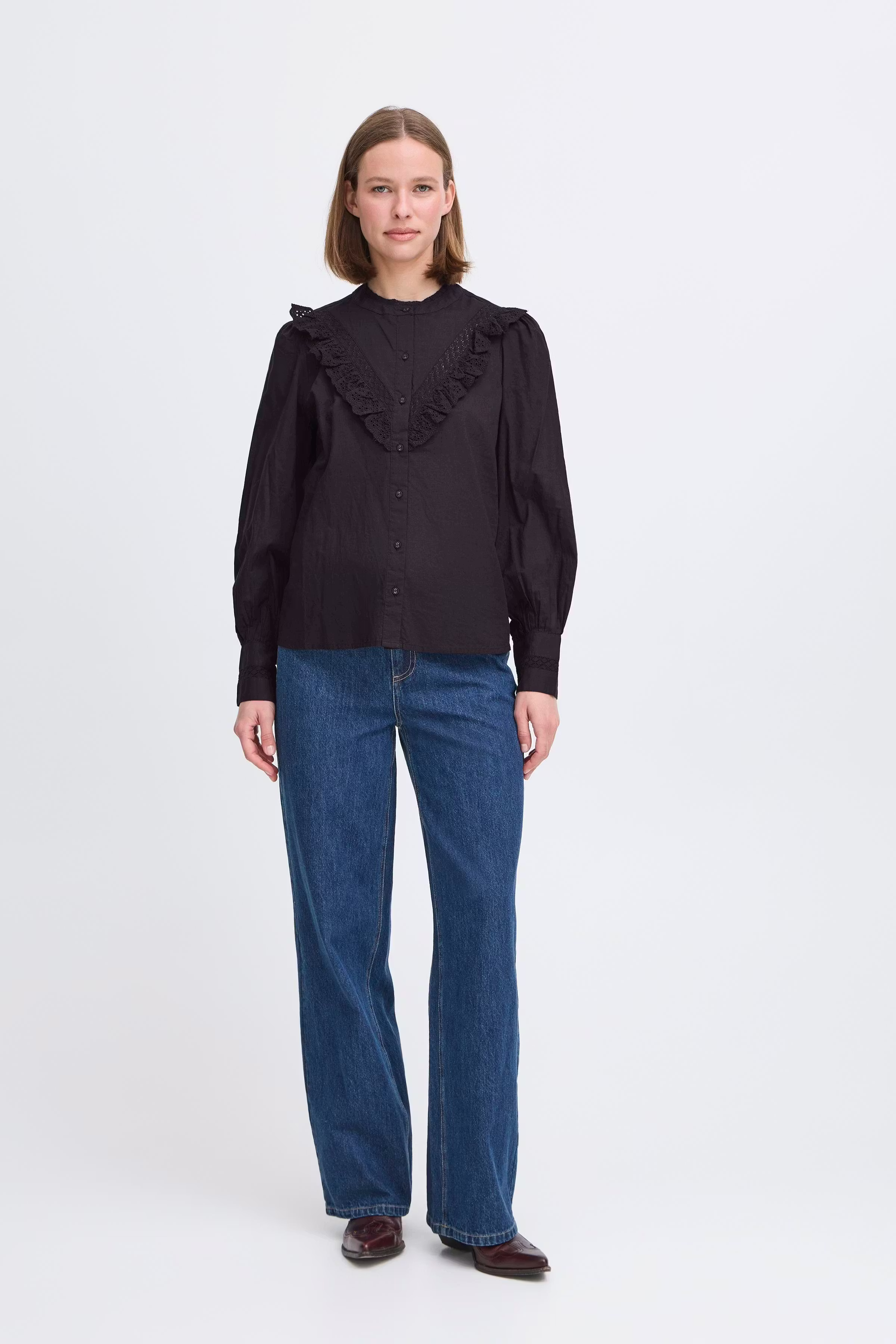 BYHABIE Skjorte LOOKBOOK FRONT 20817060-200451