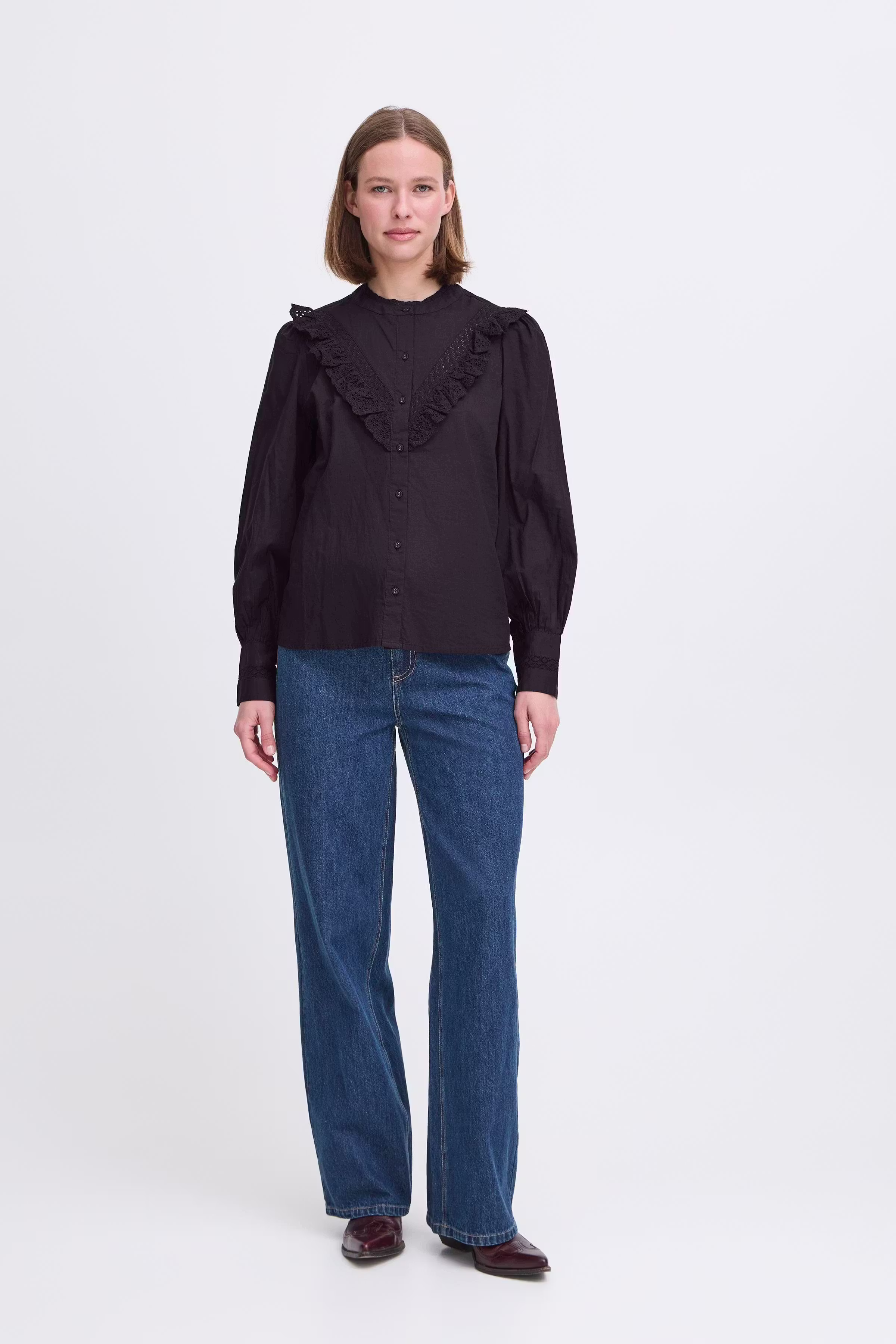 BYHABIE Skjorte LOOKBOOK FRONT 20817060-200451