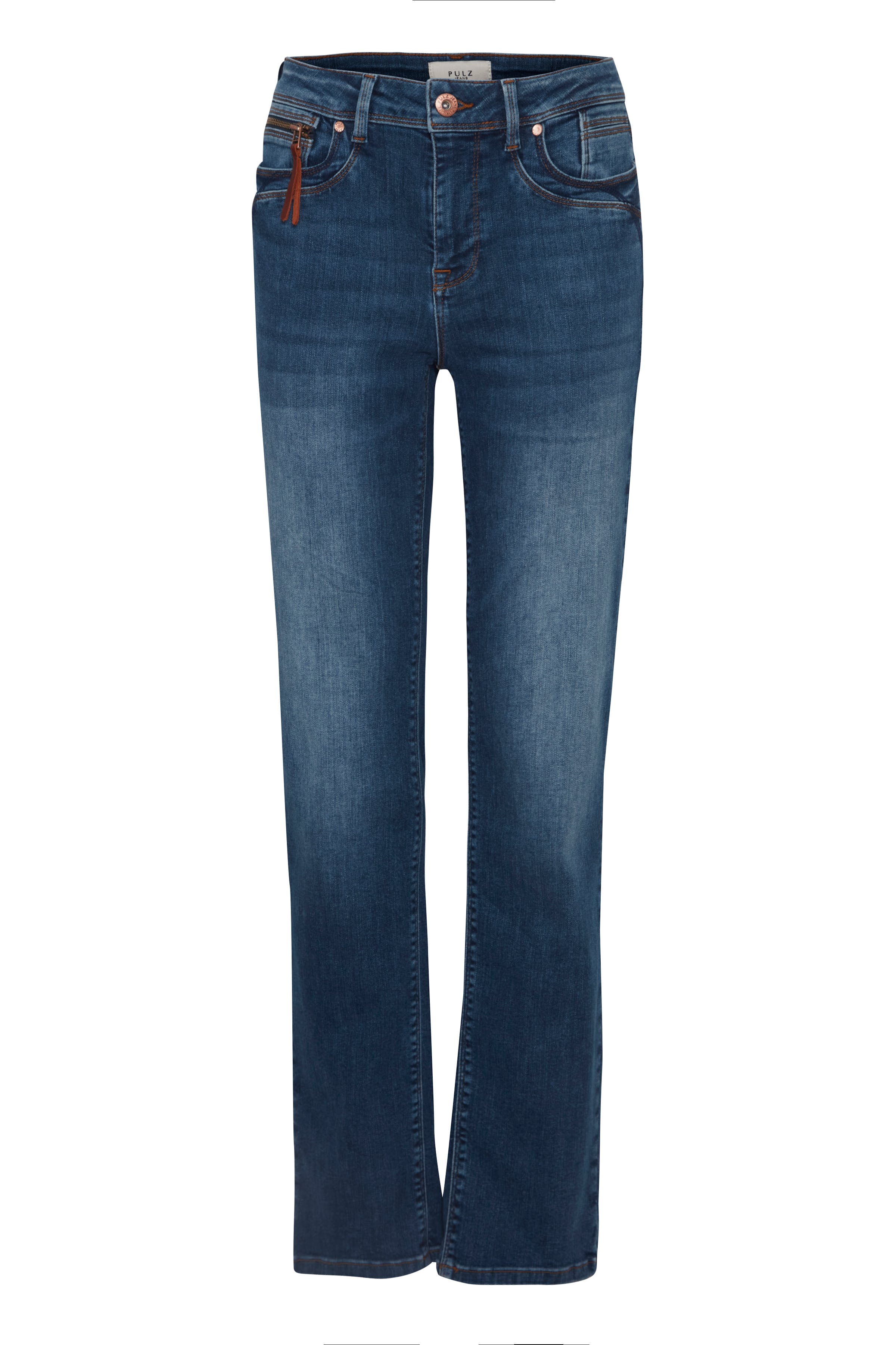 PZKAROLINA HW Jeans Straight Leg PACK FRONT 50205580-200005
