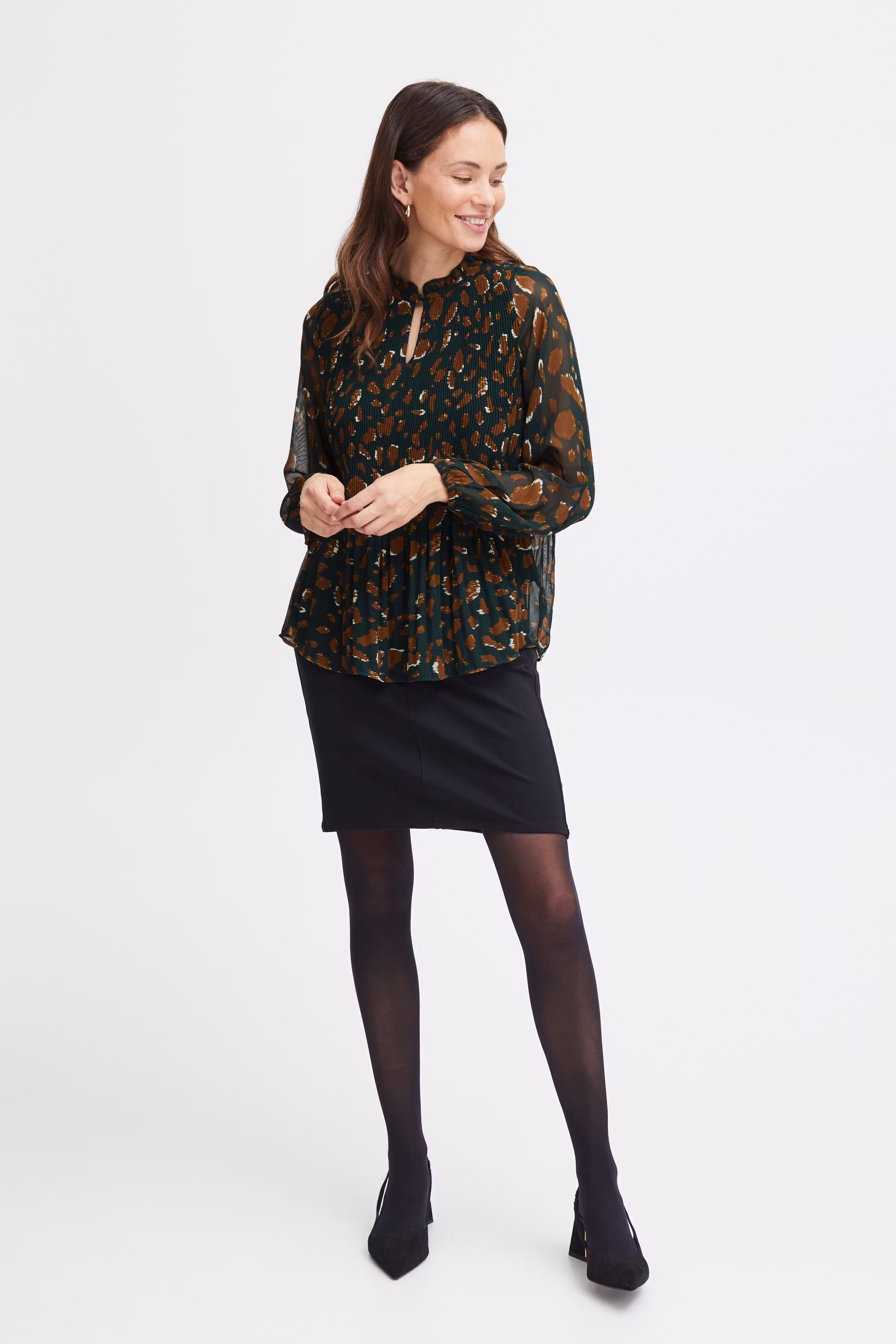 FRPLEATS Bluse LOOKBOOK FRONT 20612986-202573