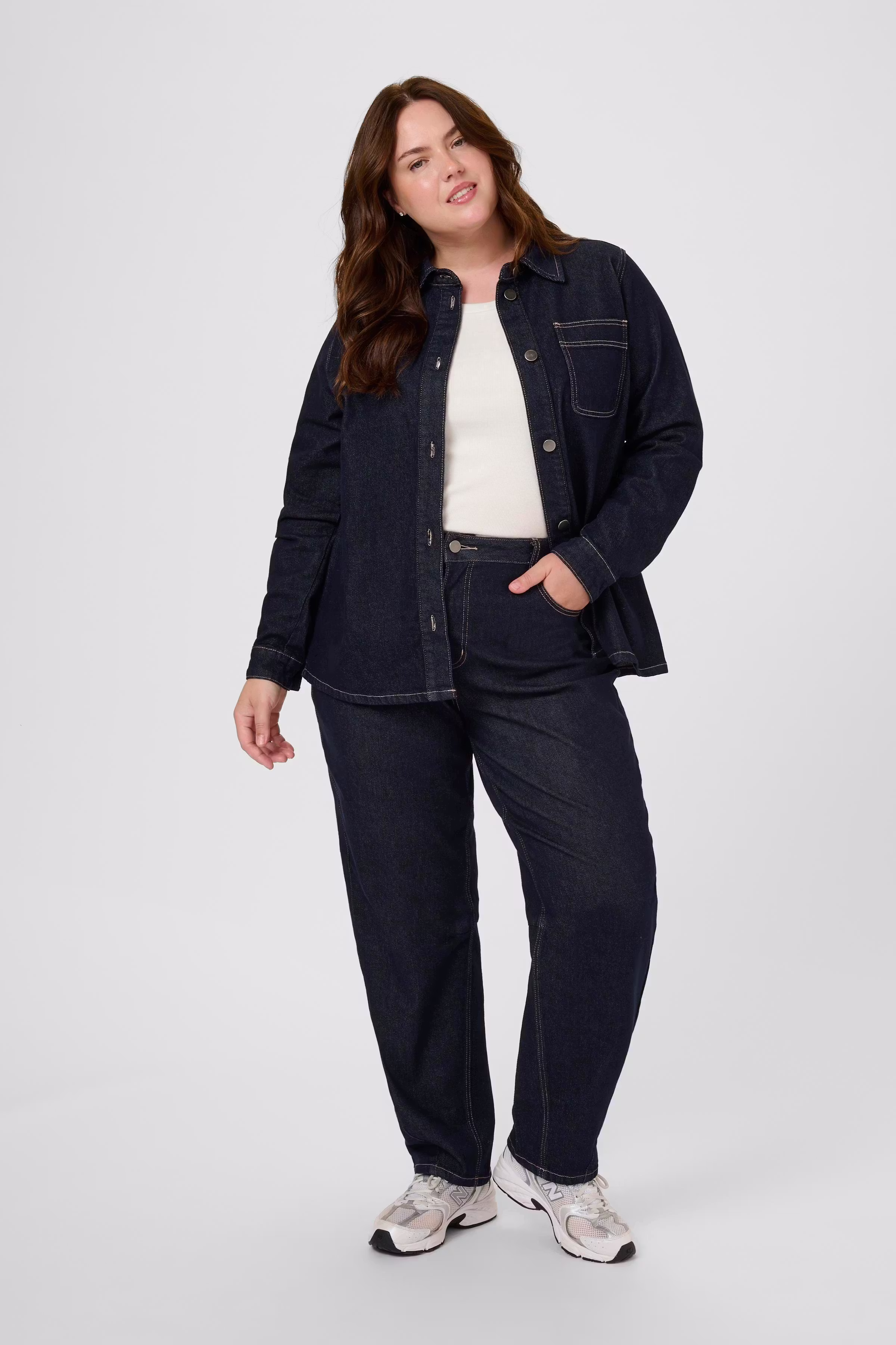 KCroria Denimskjorte LOOKBOOK FRONT 10584099-109243