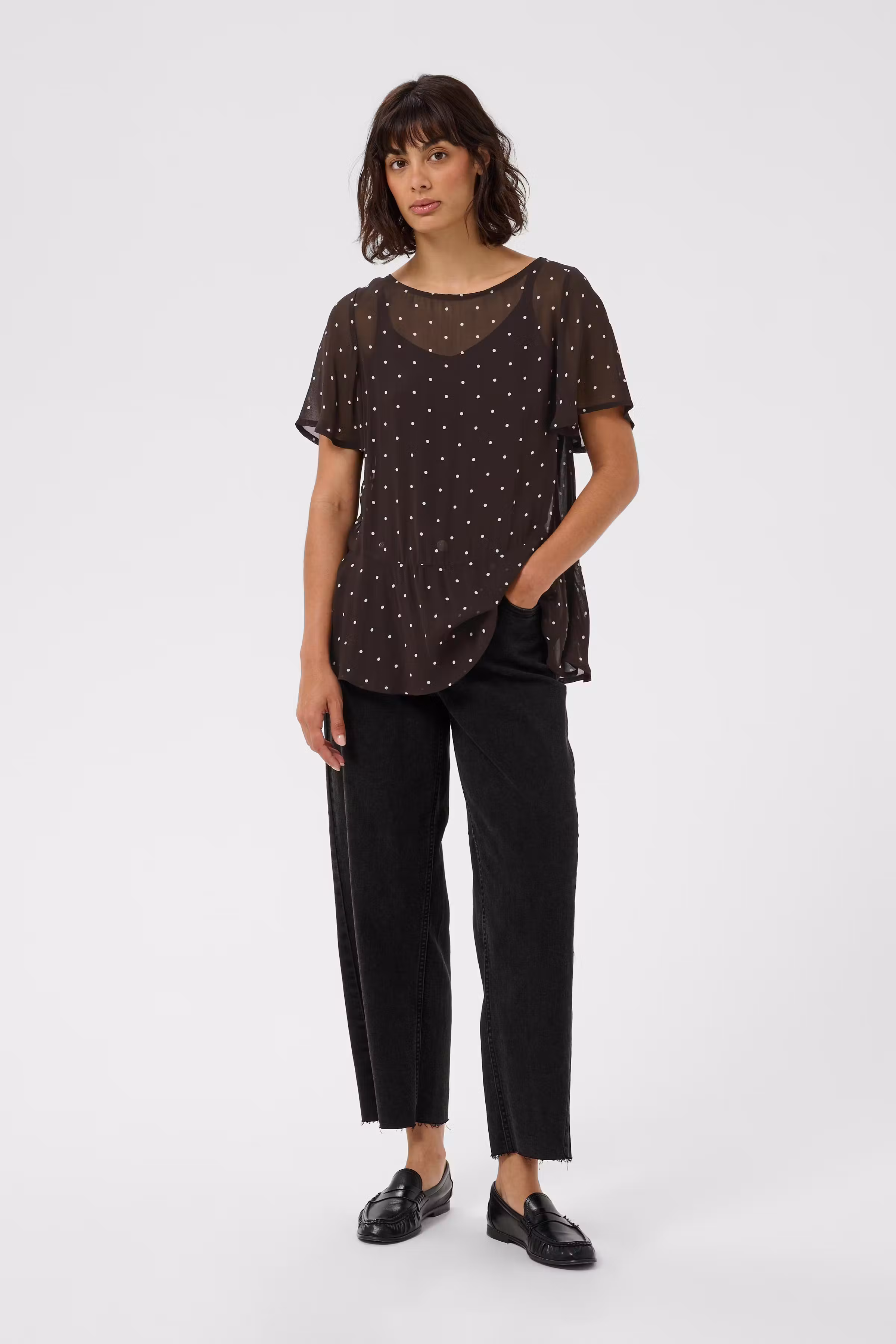 DusinePW Bluse LOOKBOOK FRONT 30310685-305443