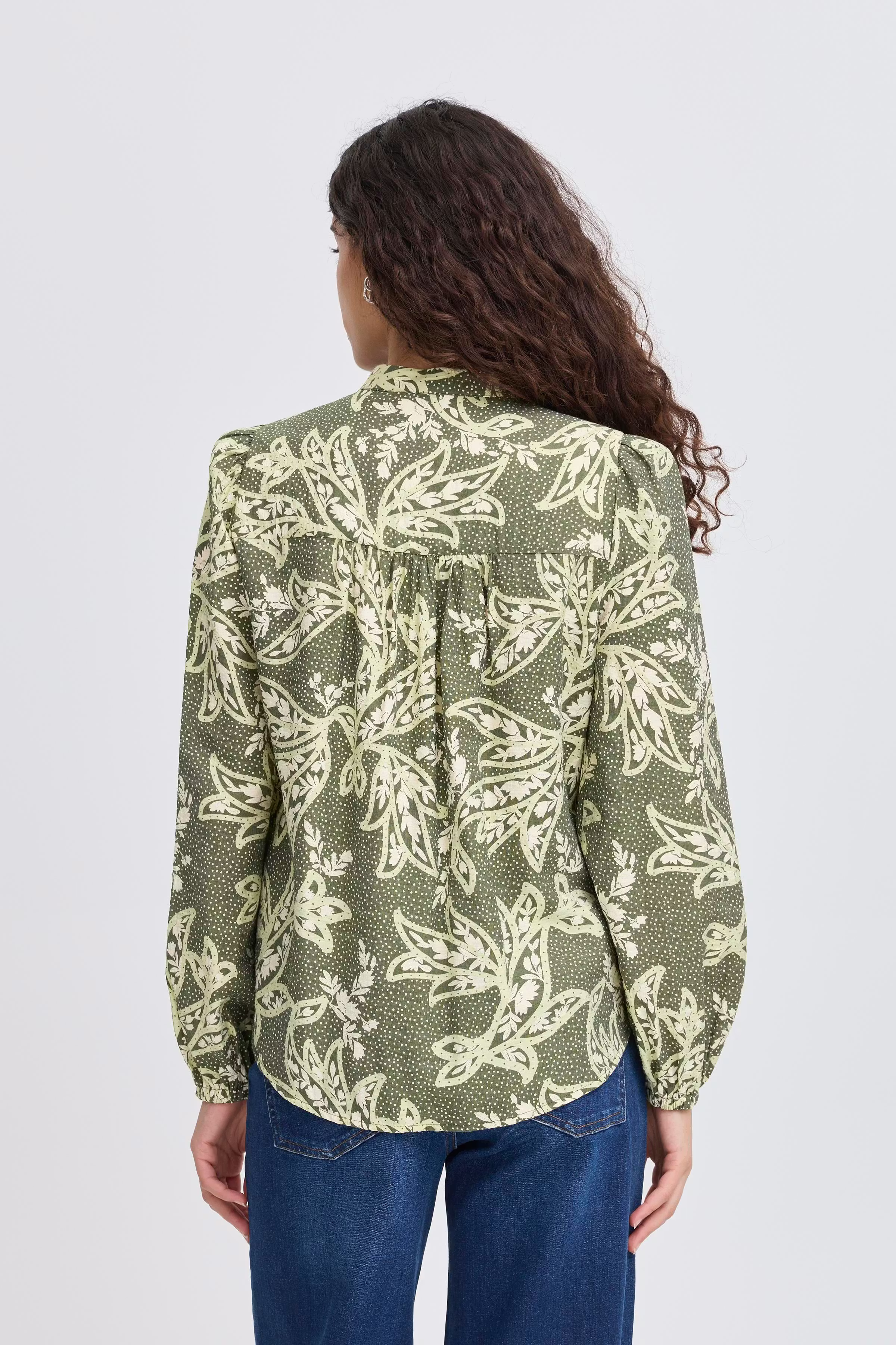 IHFINOLA Overhemd LOOKBOOK BACK 20124098-900000088