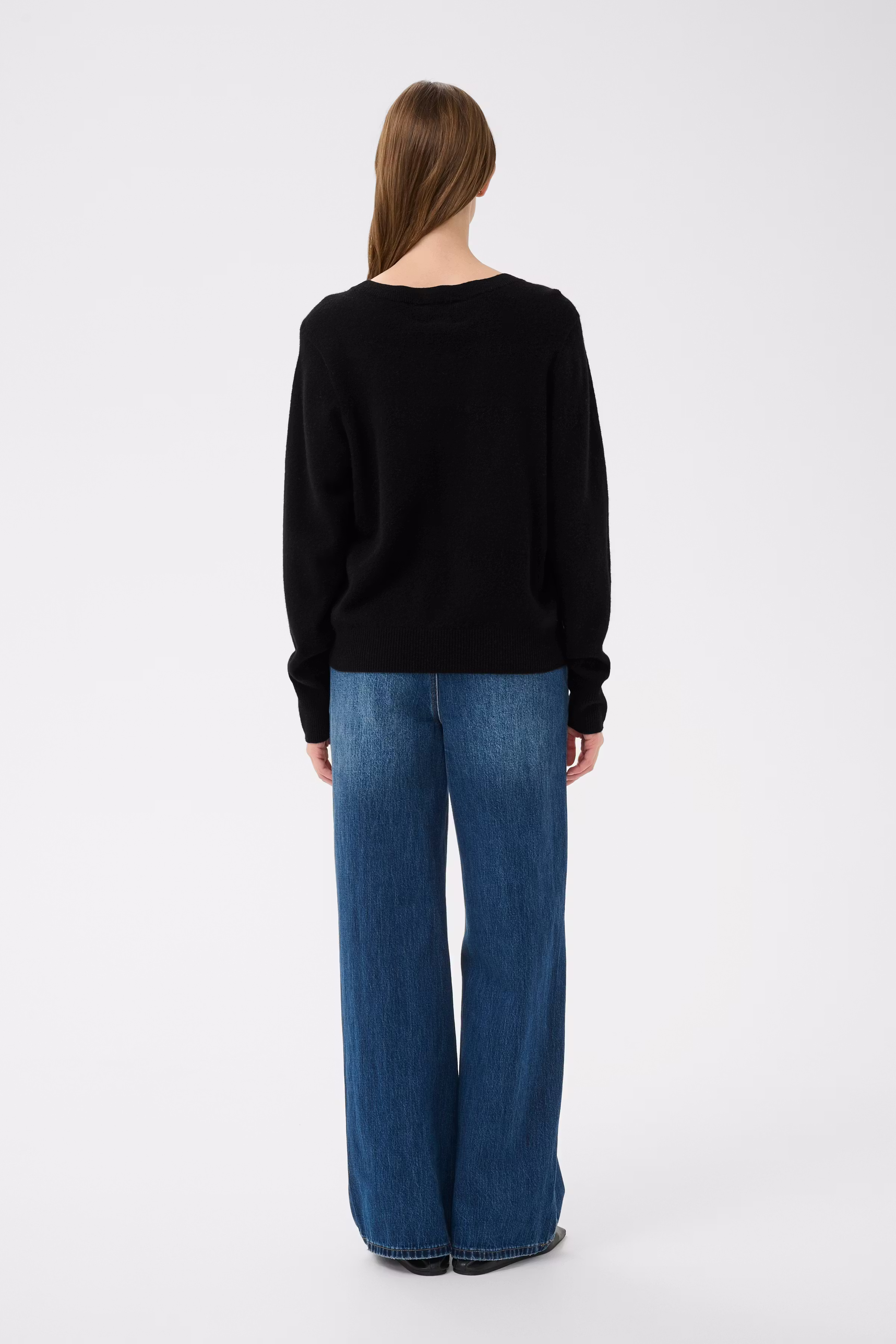 KBAnemone Pullover in 100% wool LOOKBOOK BACK 10105775-194008