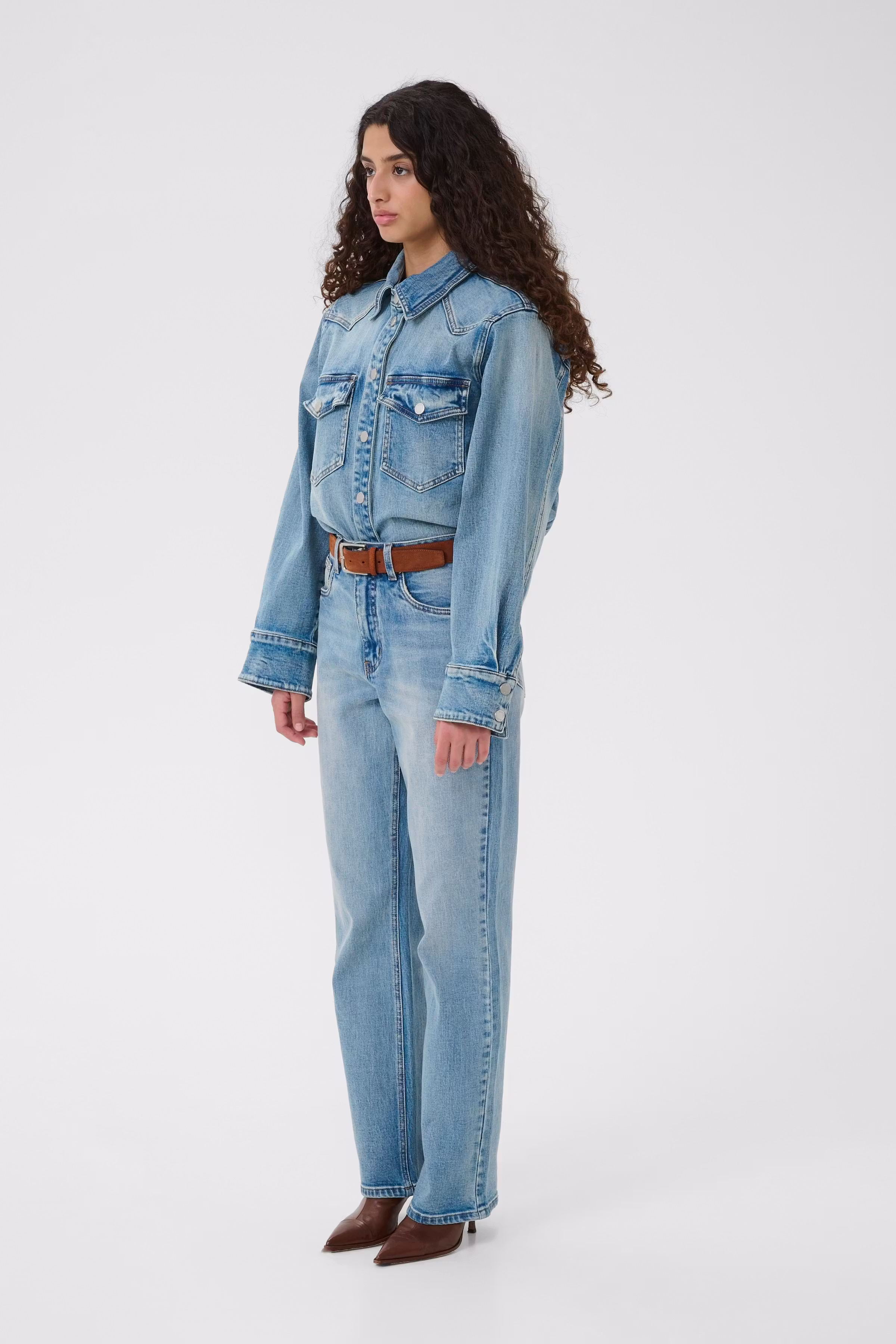 GZjardine Denimhemd LOOKBOOK FRONT 10911007-104590