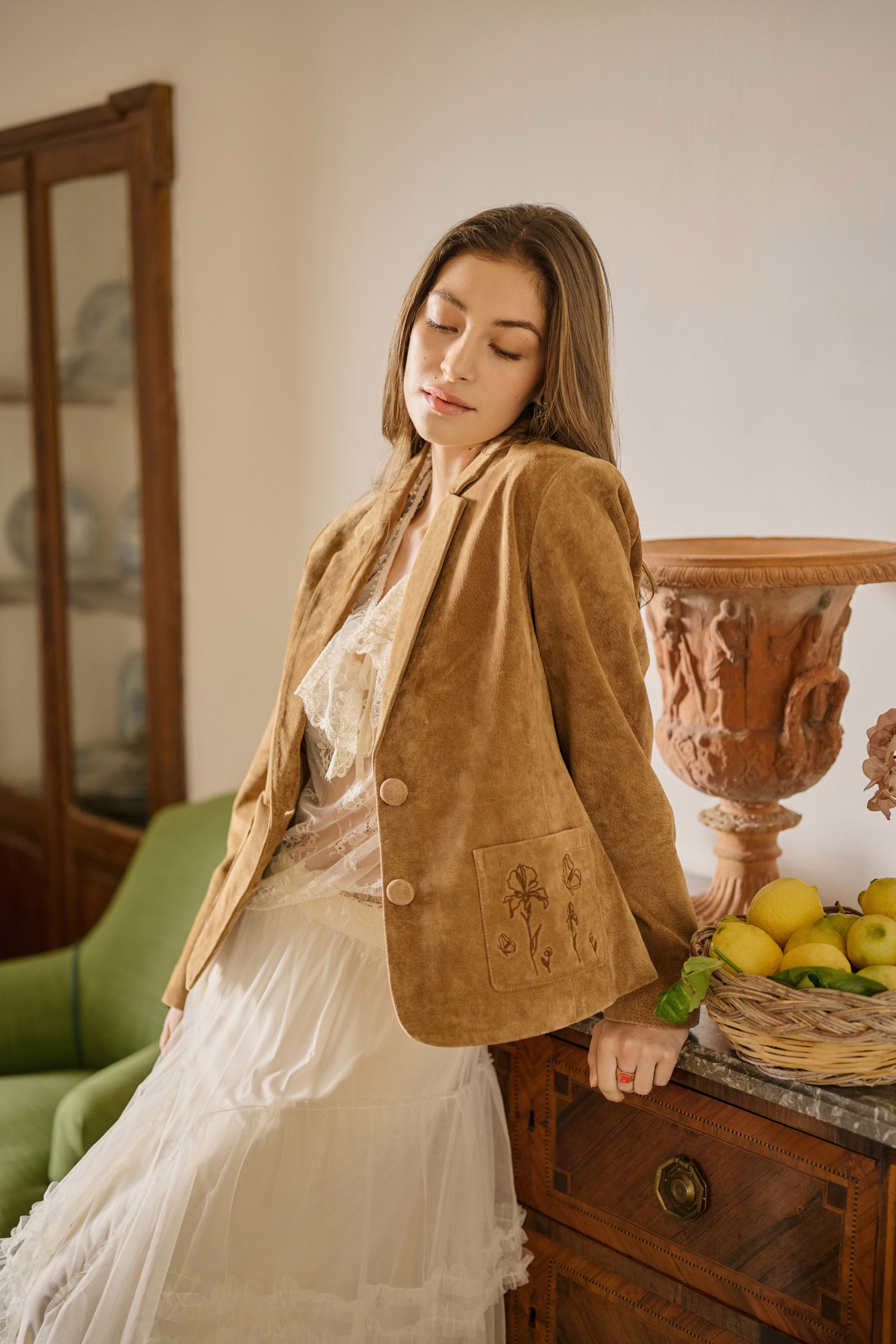 CRFido Veste en daim LOCATION NONE 10614800-109281