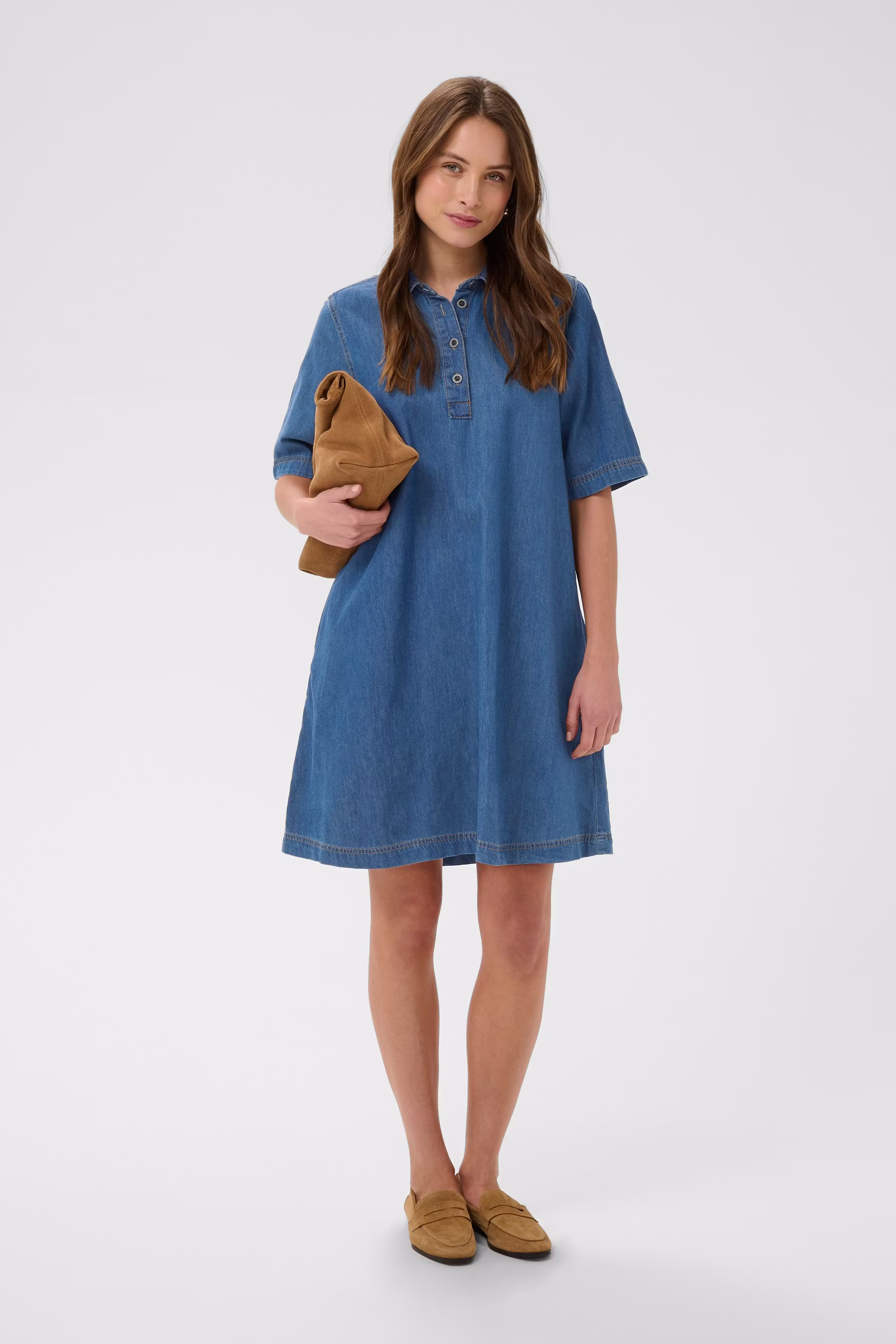 CUwinnie Denimkjole LOOKBOOK FRONT 50111467-500029