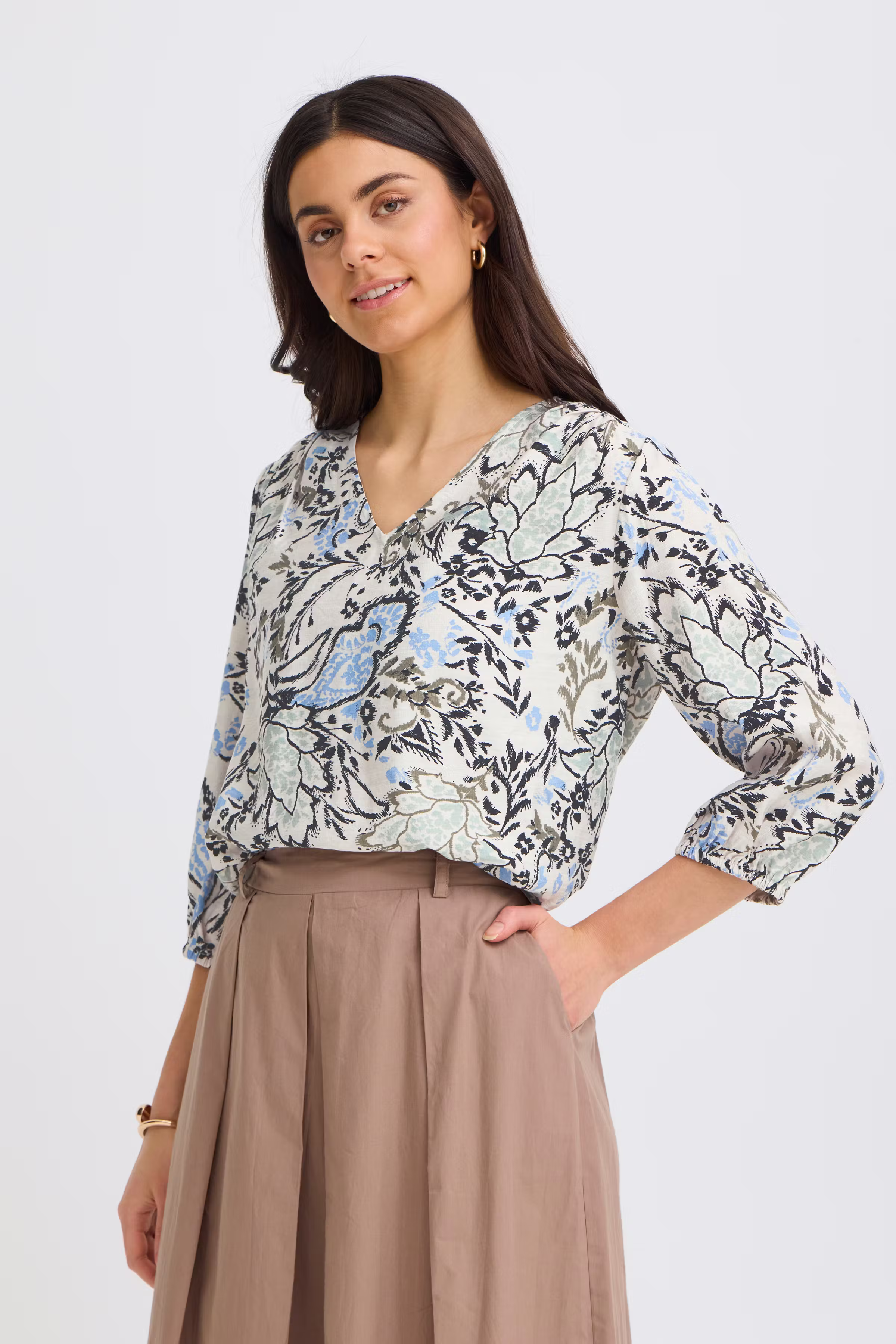 FRARIANA Bluse LOOKBOOK FRONT 20615424-900006113
