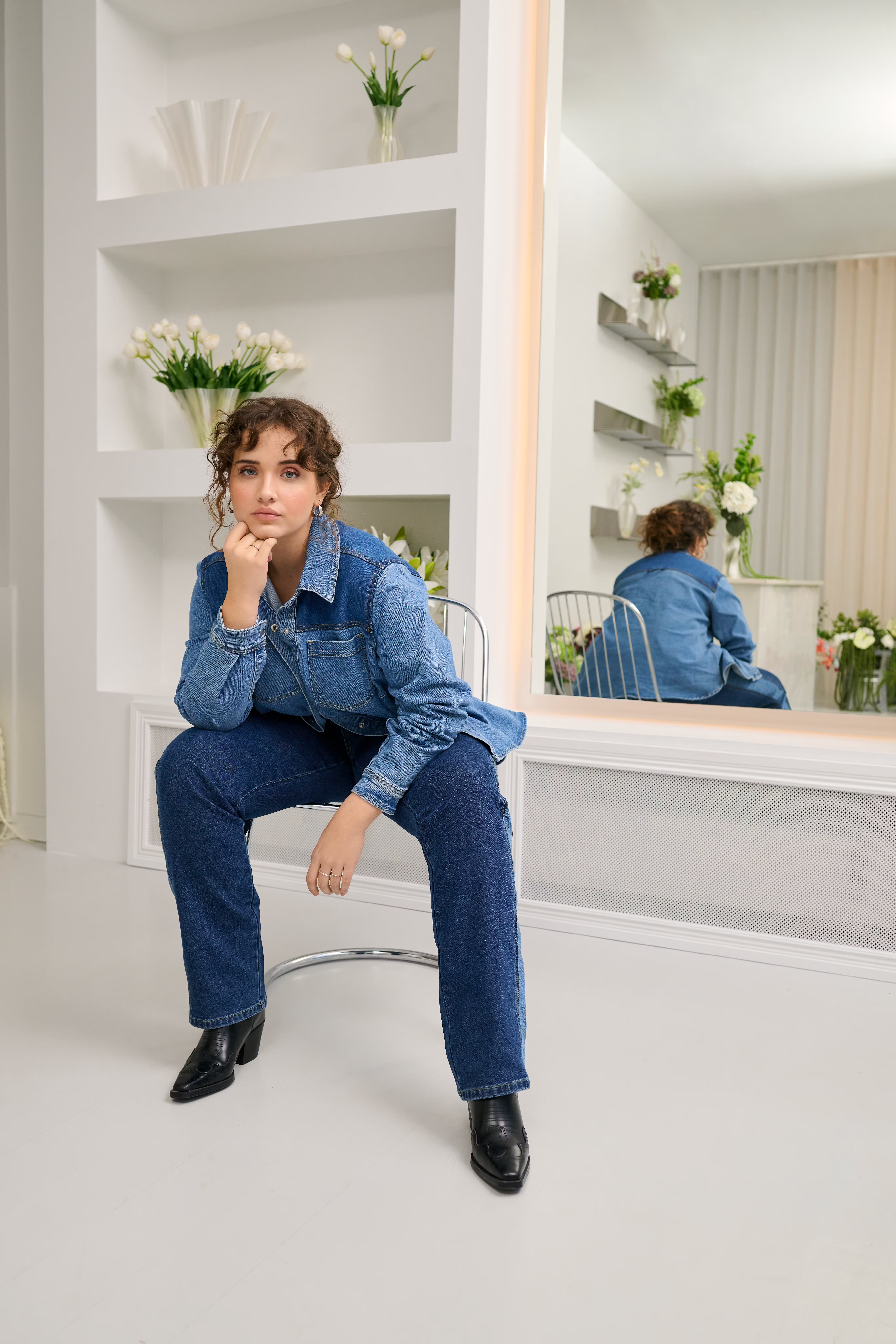 KCsandria Chemise en Denim LOCATION NONE 10583531-102989