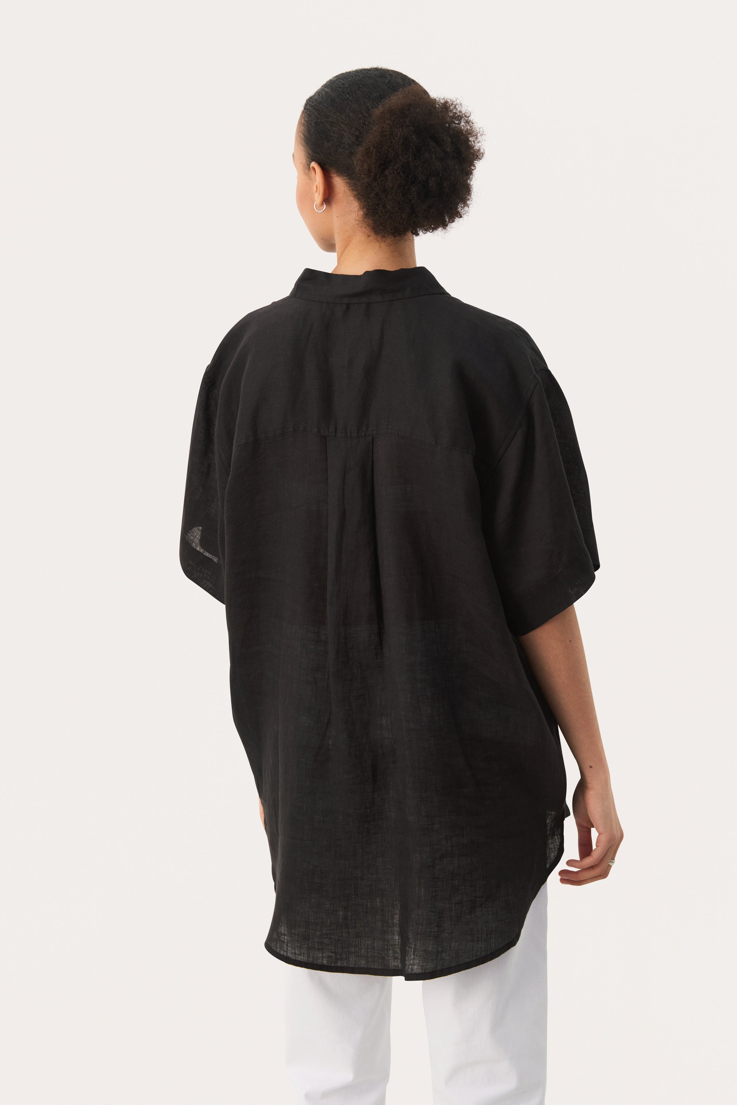 GarinePW Kurzärmliges Leinenhemd LOOKBOOK BACK 30308749-194008