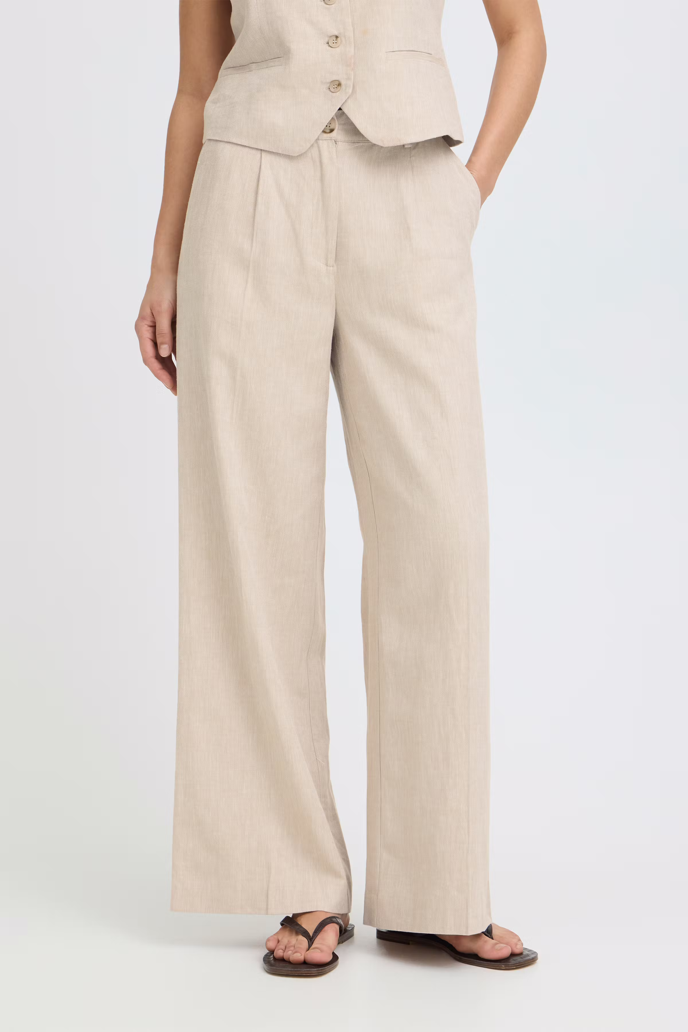 BYDAZIA Bukser LOOKBOOK FRONT 20818749-135304