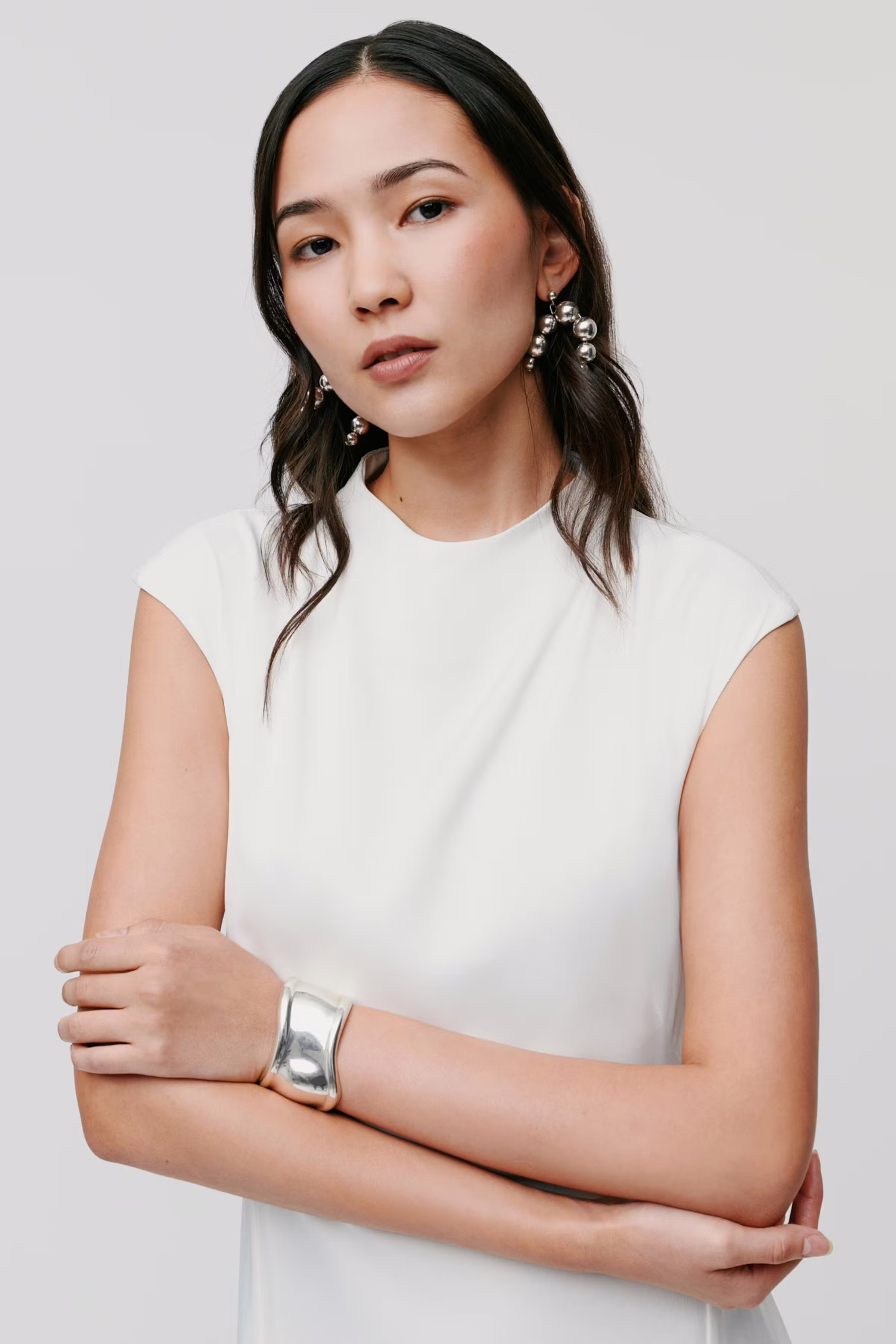 IOMARCELLA Kjole LOOKBOOK FRONT 30600535-WH010