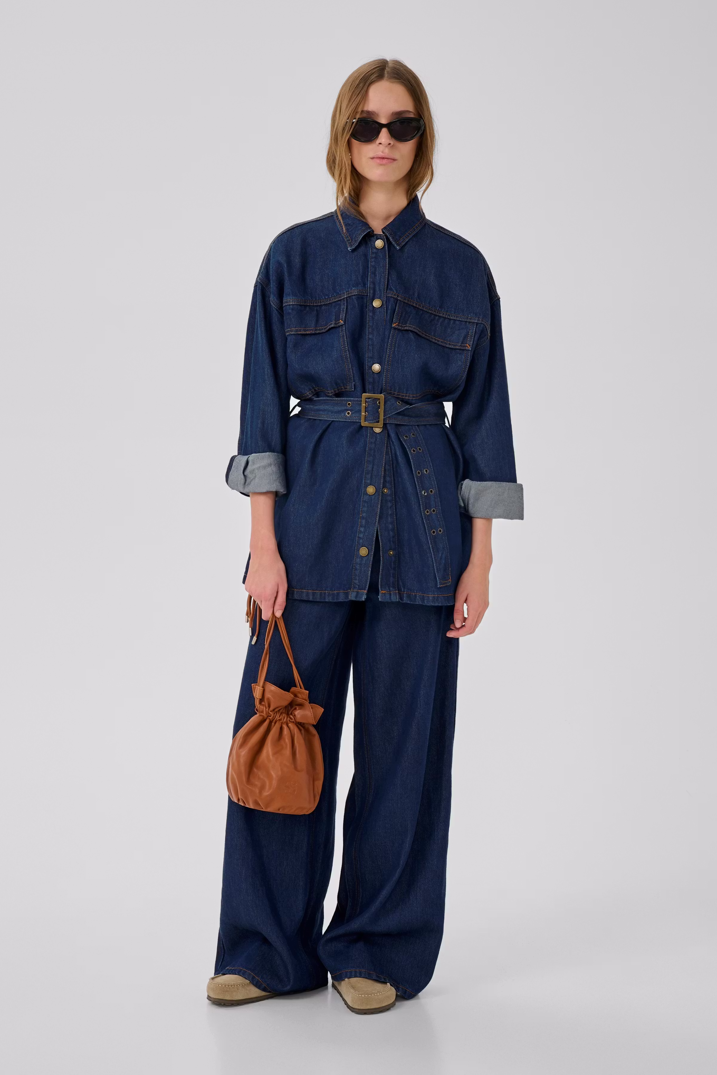 MWNessie Denimskjorte LOOKBOOK FRONT 10705491-100067