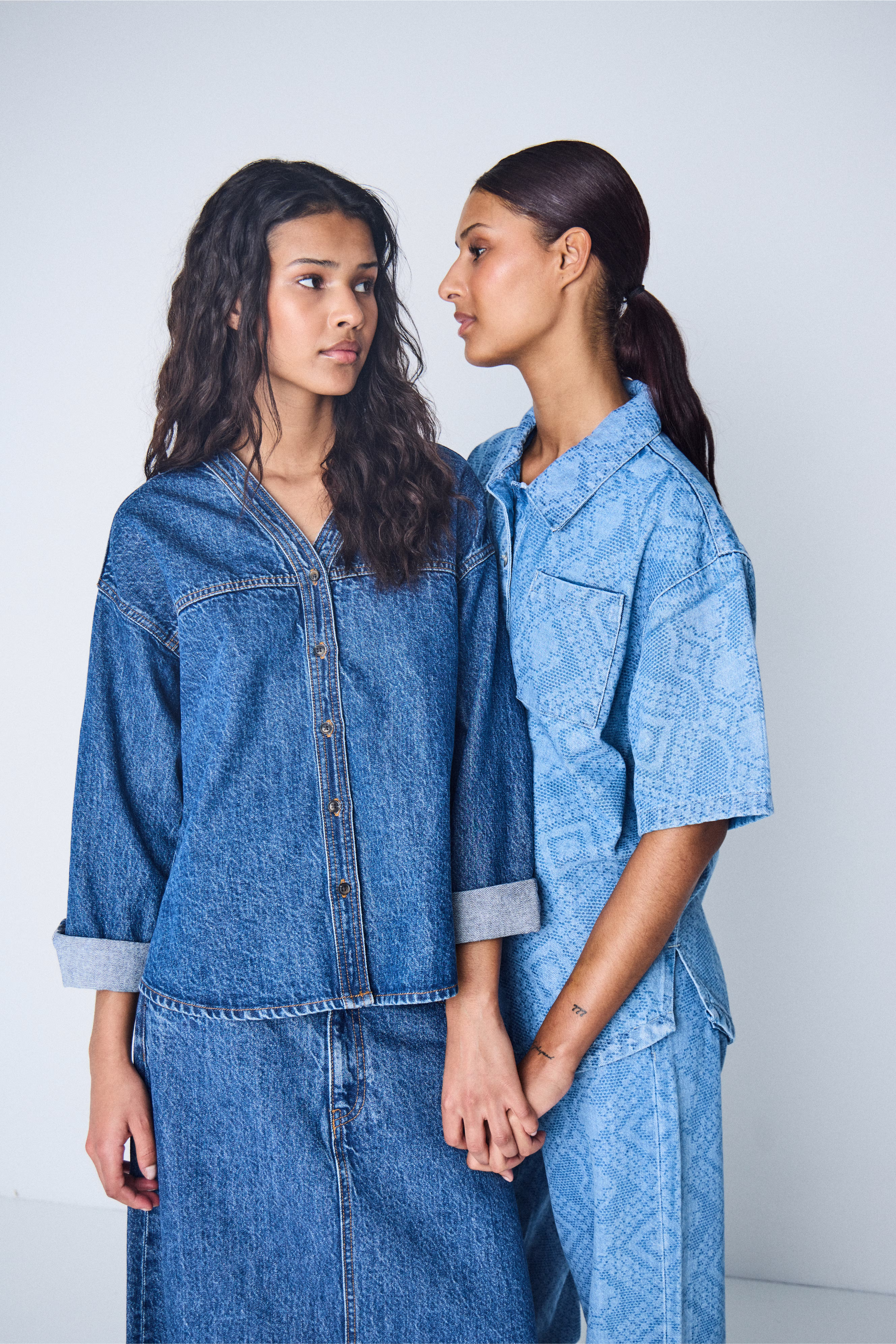 IHAMILIAS Denim blouse LOCATION NONE 20122343-203984