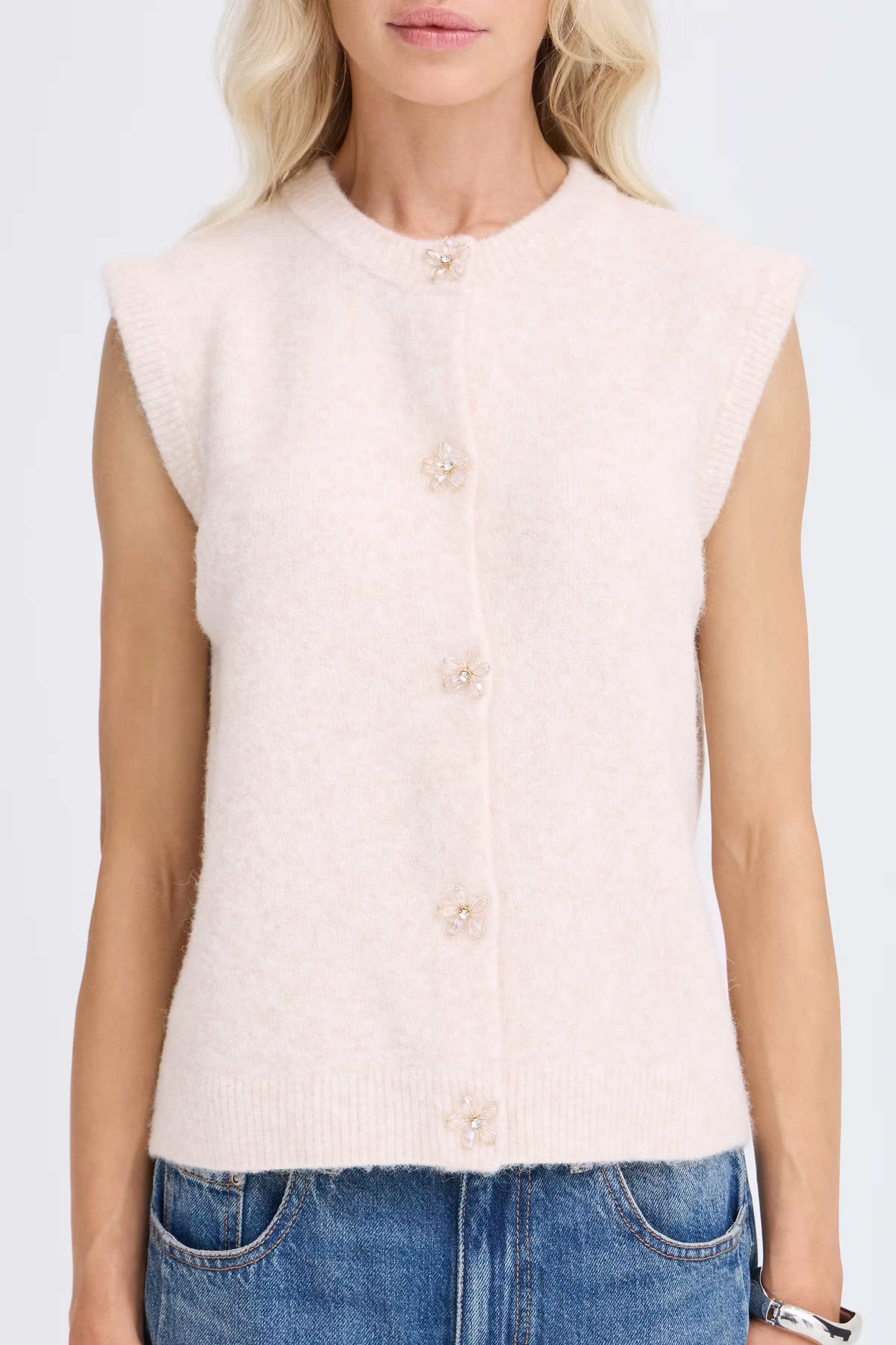 BYOMEA Strikket vest LOOKBOOK DETAIL 20819512-1309051