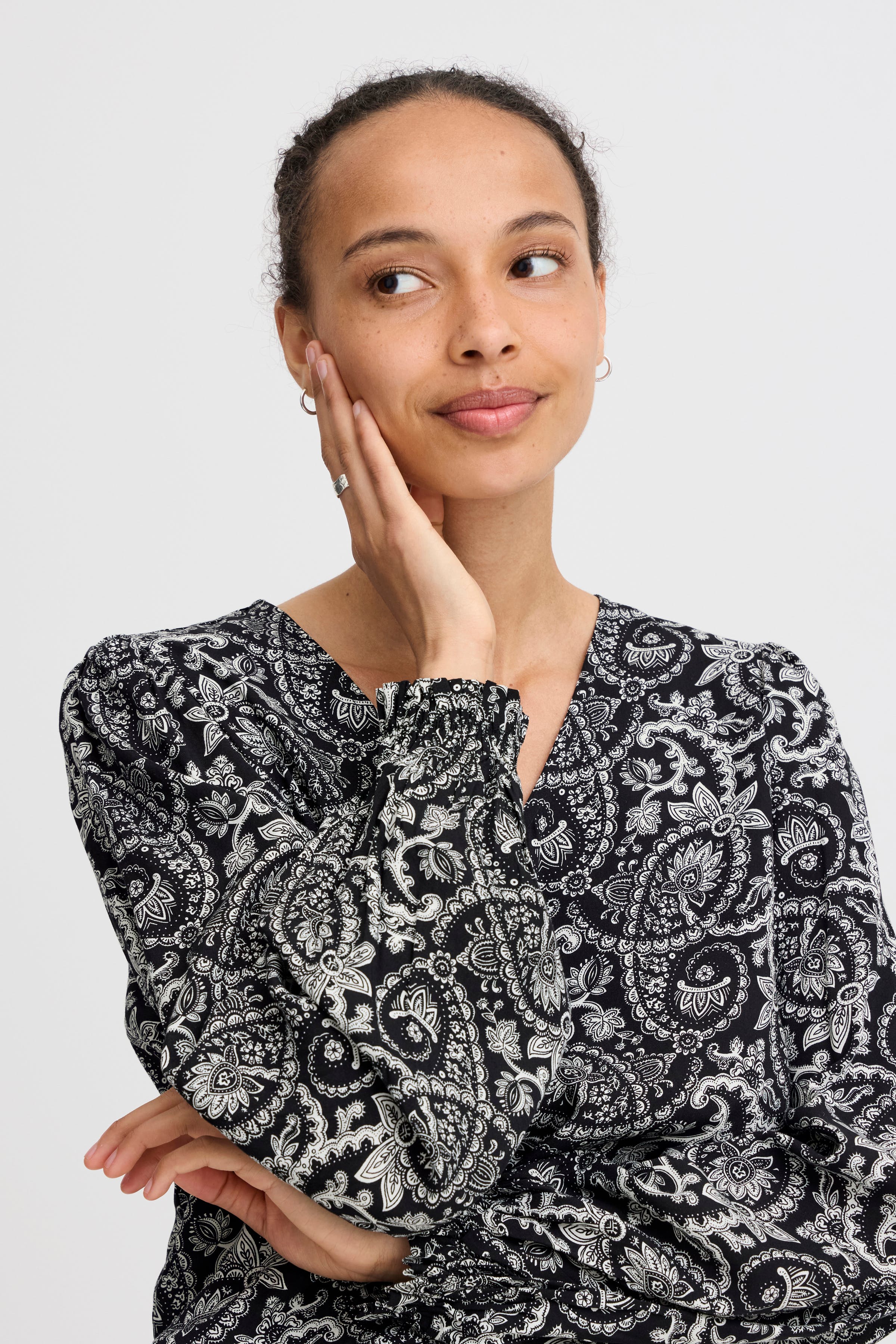 Langarm-Bluse LOOKBOOK DETAIL 20816137-200453