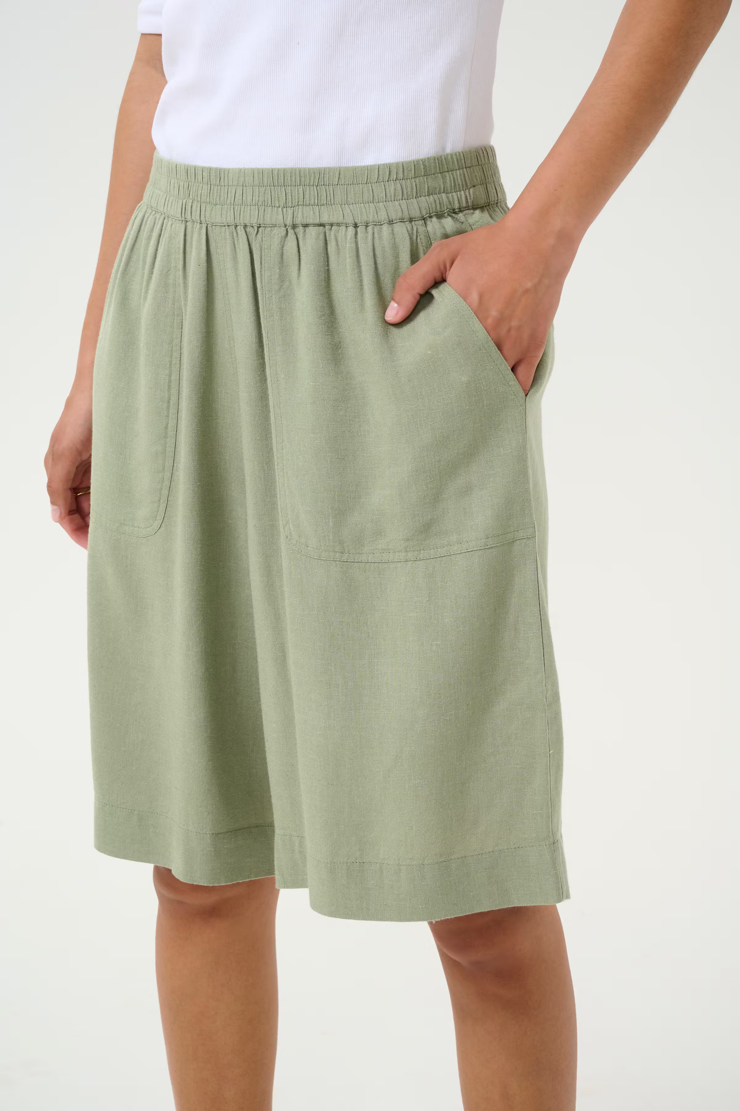 KAmilia Linen Shorts LOOKBOOK DETAIL 10509668-170115