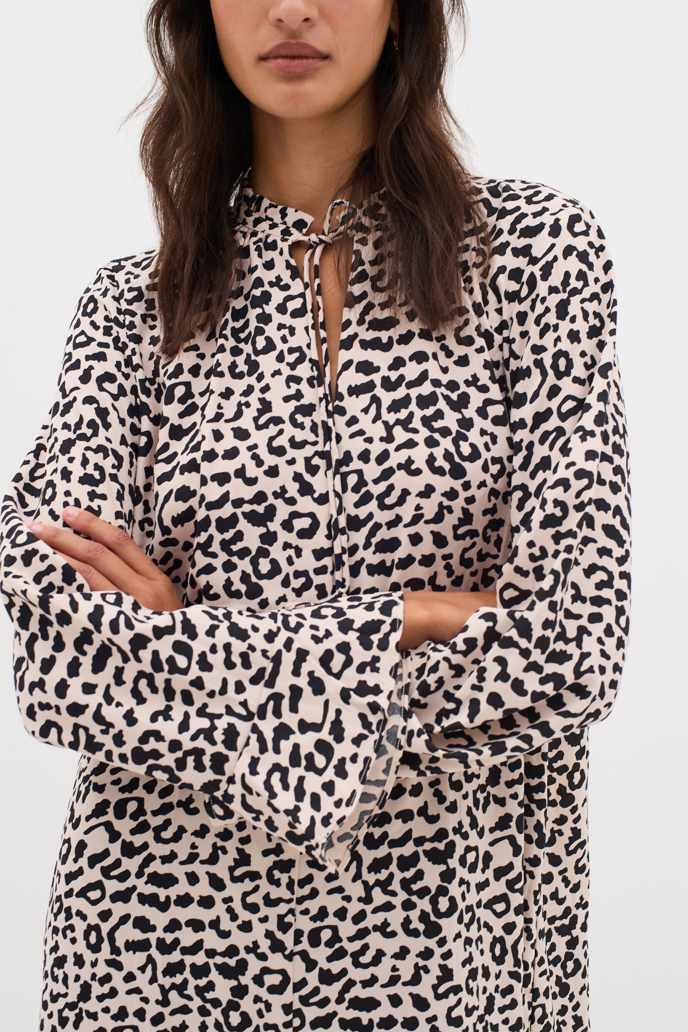 NinahIW Leopard Klänning LOOKBOOK DETAIL 30110397-300824