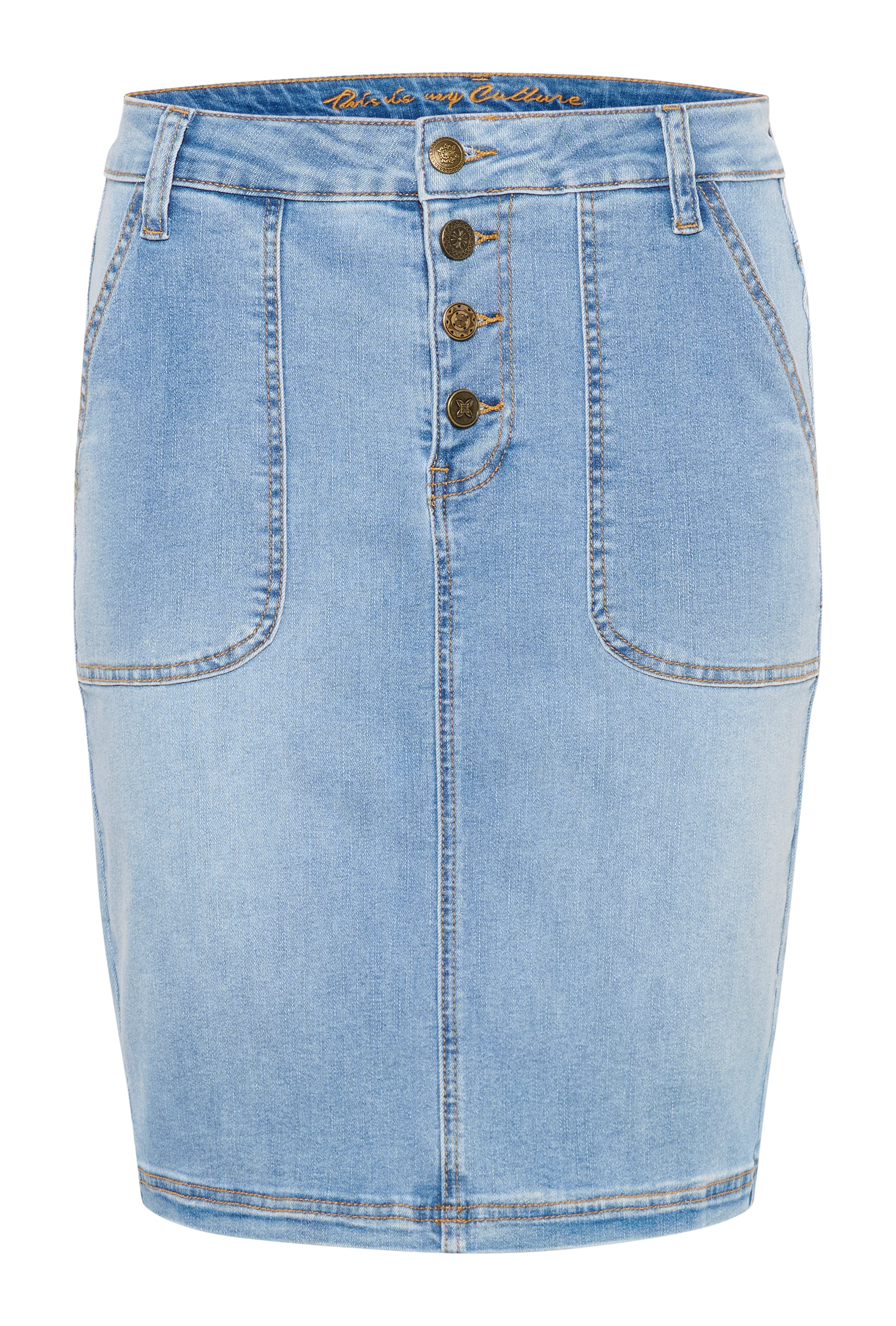 CUbriana Denim nederdel LOOKBOOK FRONT 50109646-500027