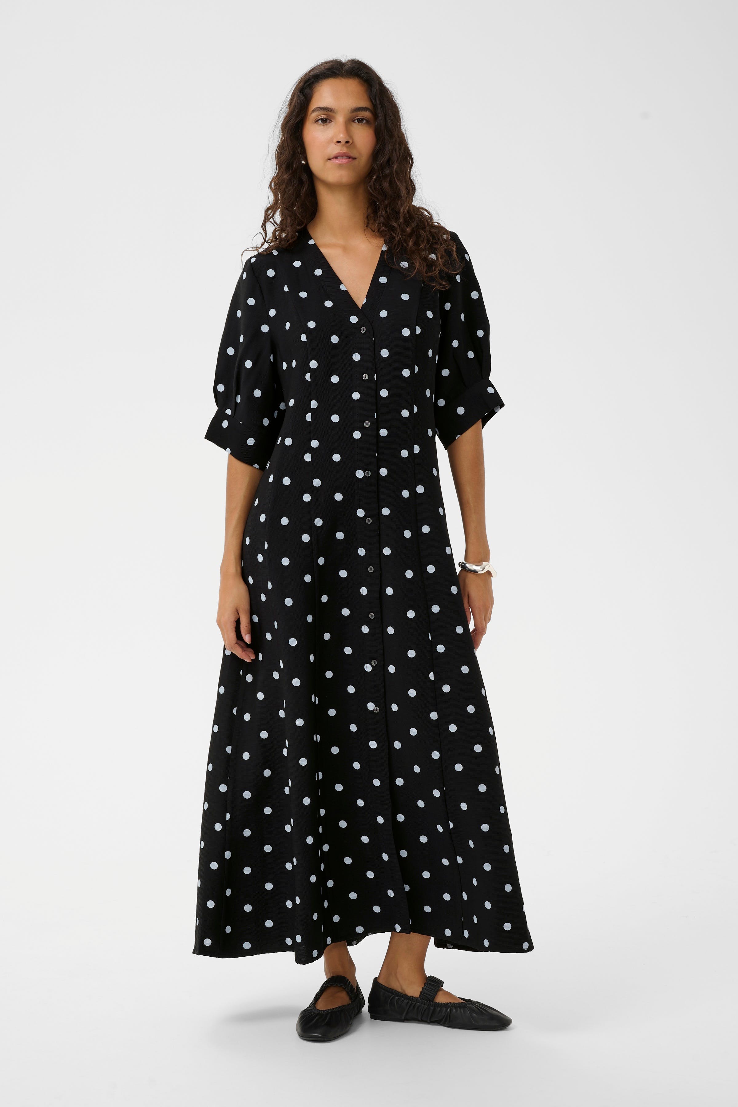 SLIdola jurk met stippen LOOKBOOK FRONT 30409420-304858