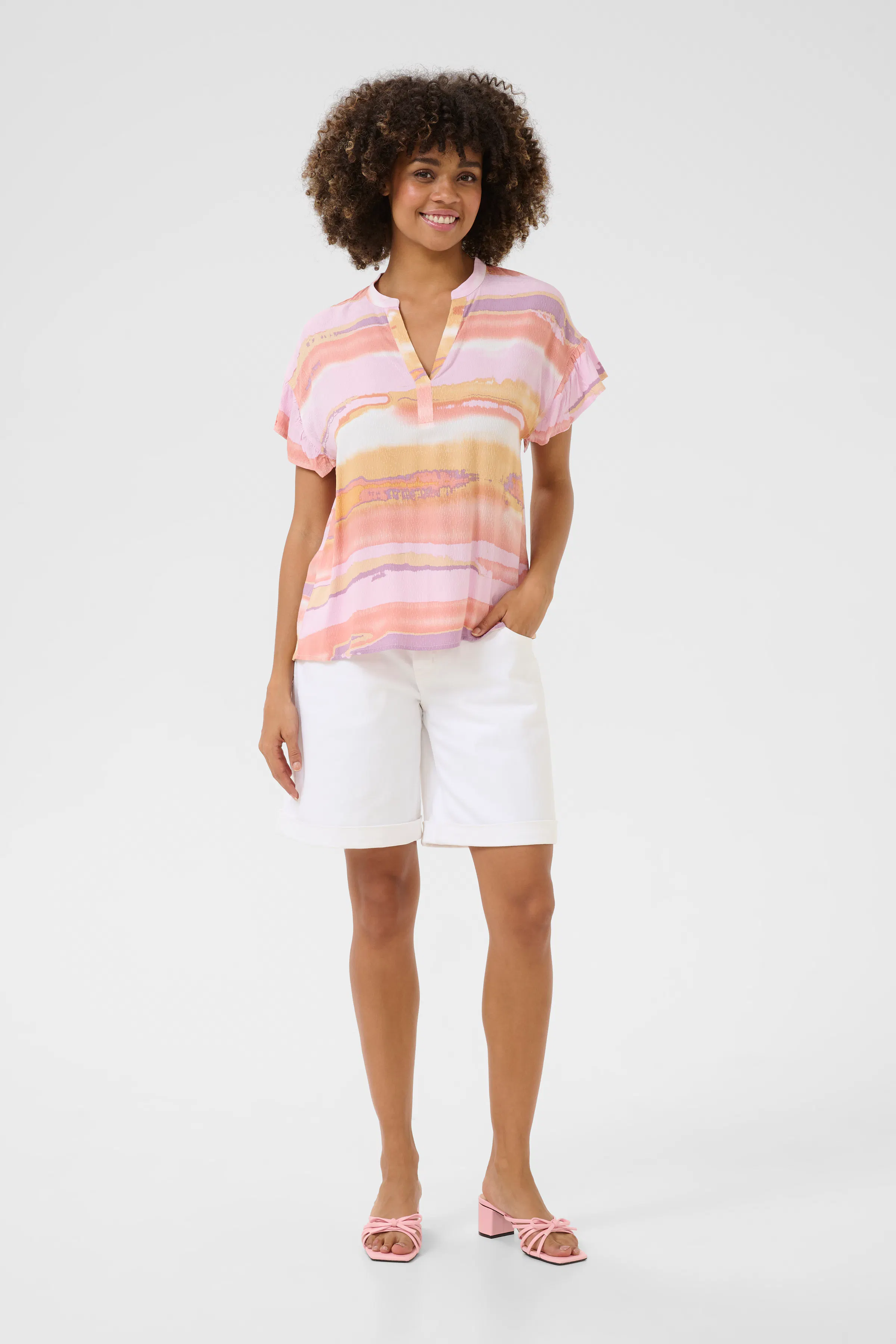 CUdodi Bluse LOOKBOOK FRONT 50111867-107689